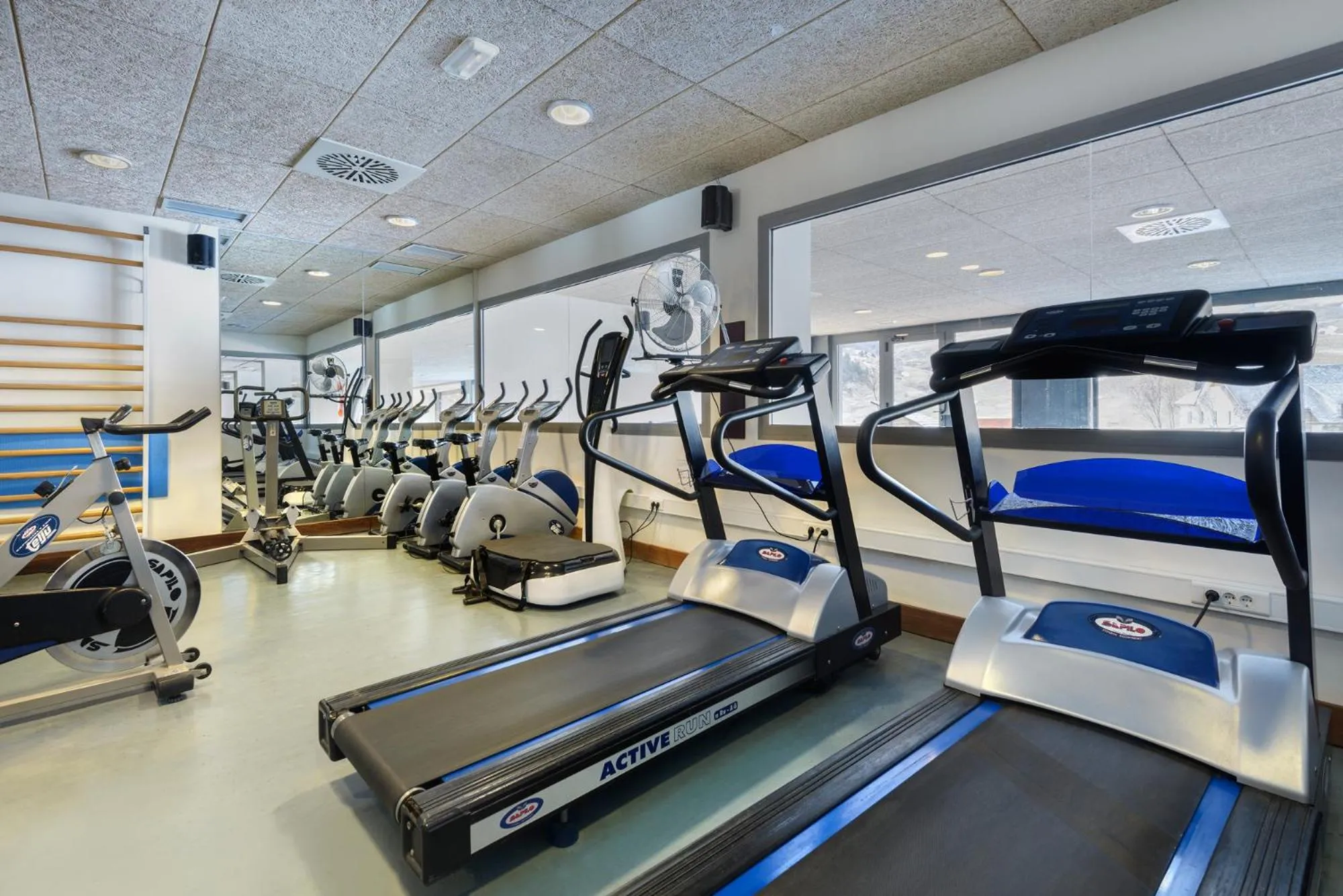 Fitness centre/facilities in Hotel Saliecho