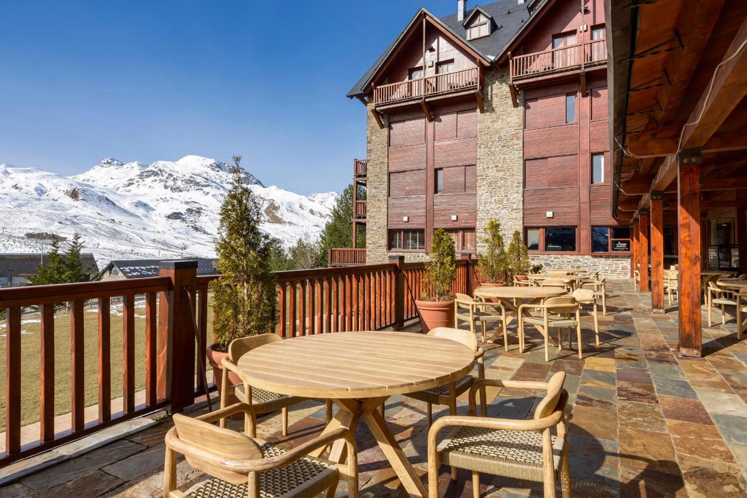 Balcony/Terrace in Hotel Saliecho