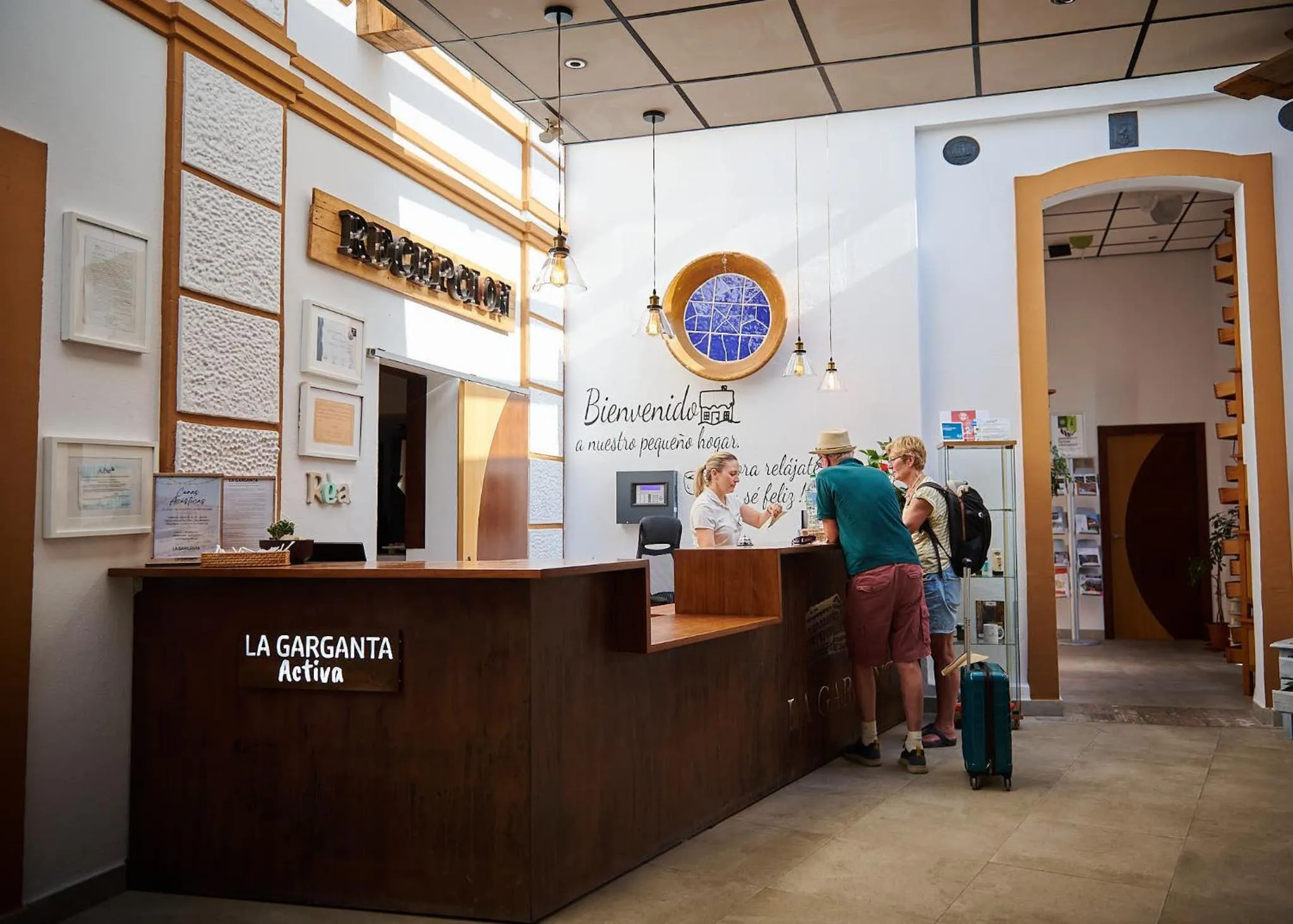 Lobby or reception in Complejo Turístico La Garganta