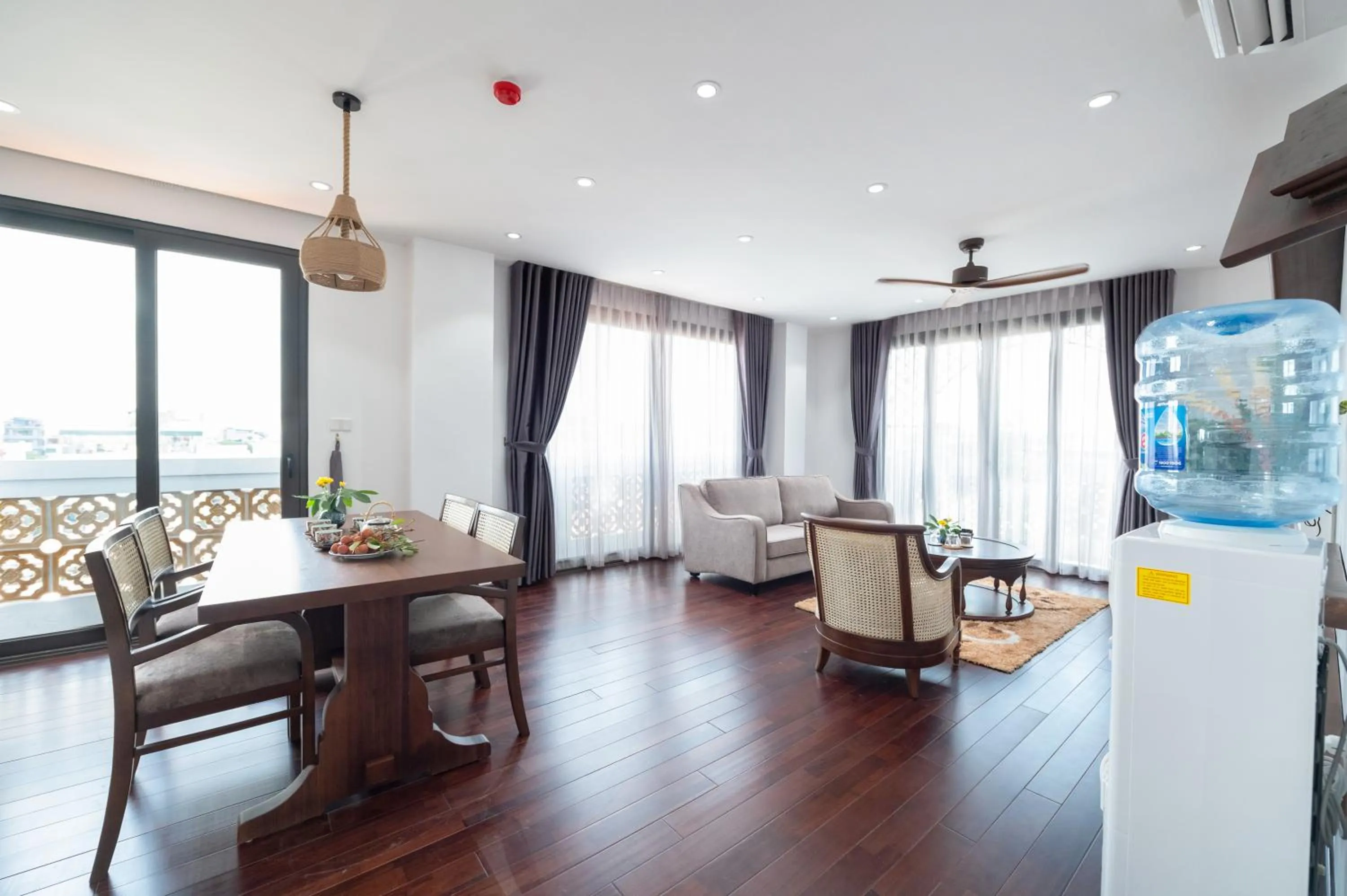 Living room in FLESTA Doi Can Serviced Apartment