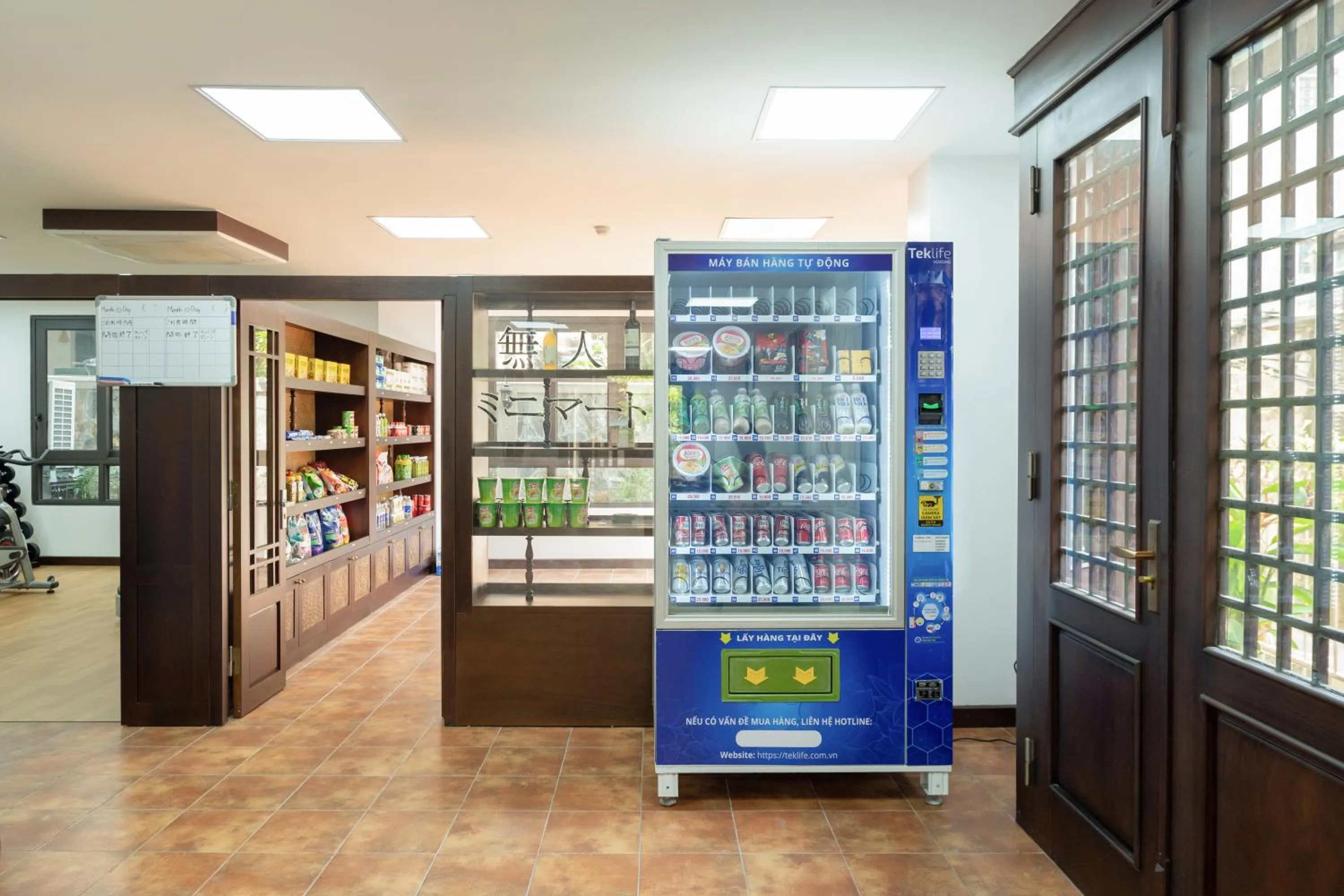 vending machine in FLESTA Doi Can Serviced Apartment