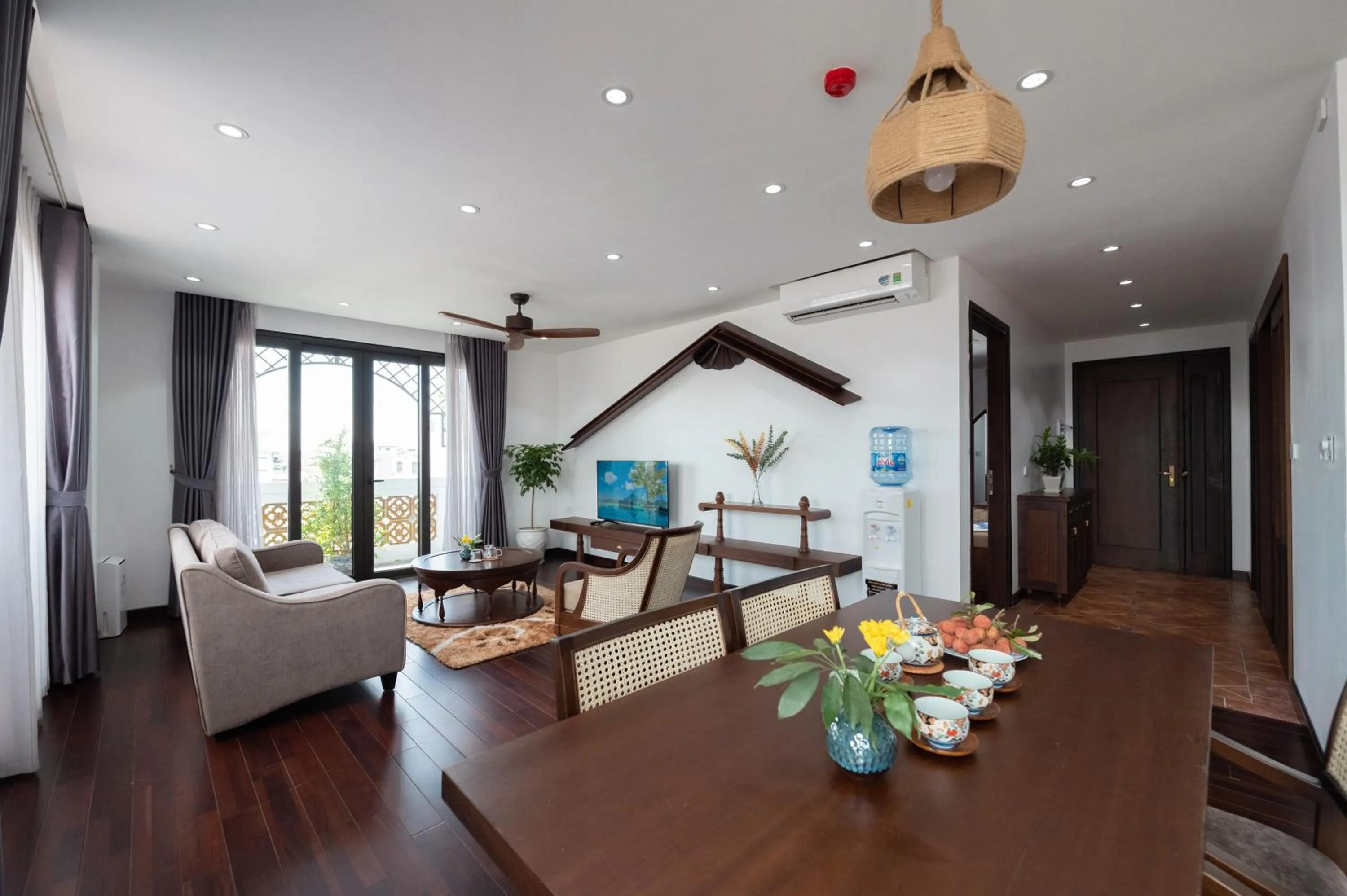 Living room in FLESTA Doi Can Serviced Apartment