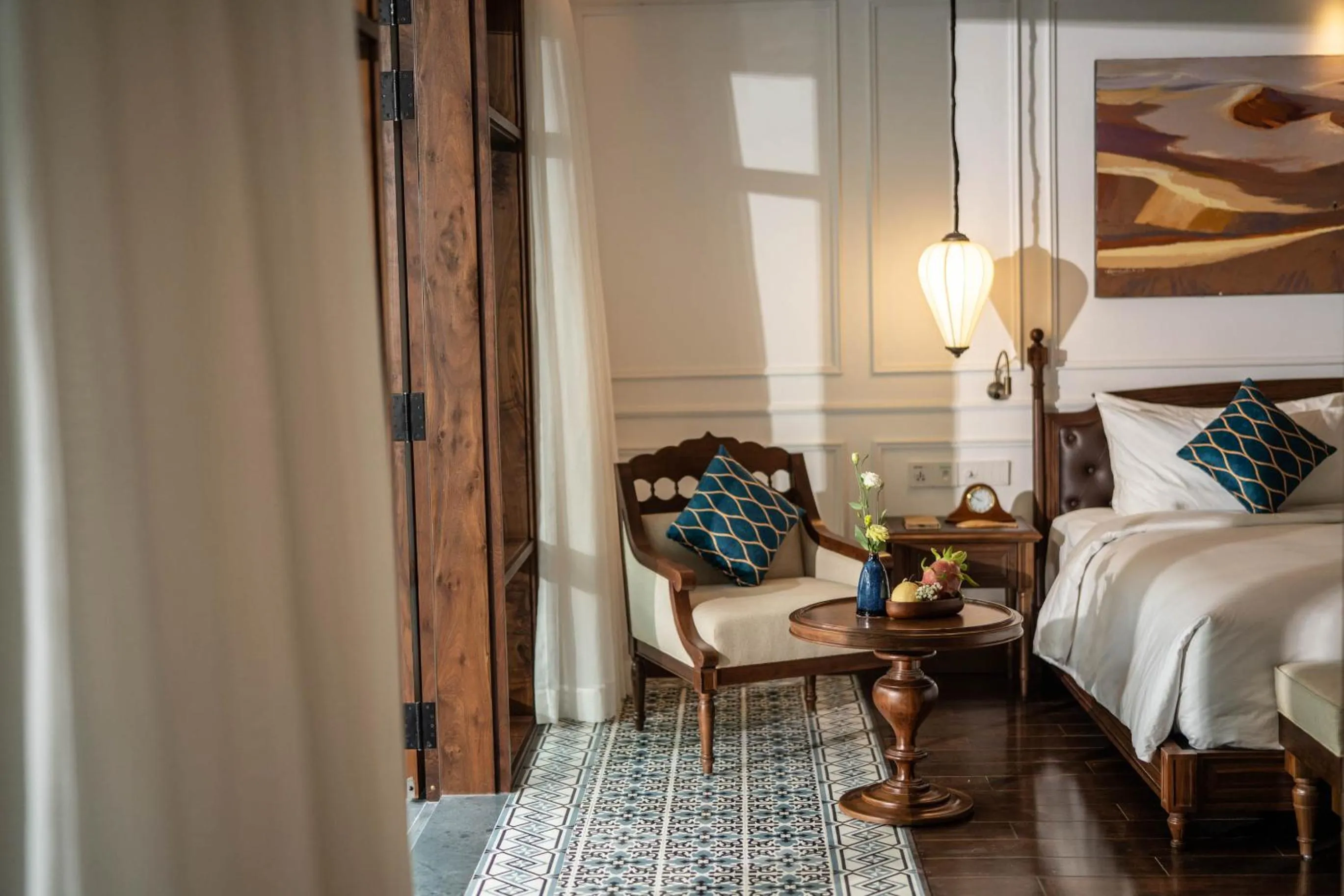 Seating area, Bed in The Anam Mui Ne