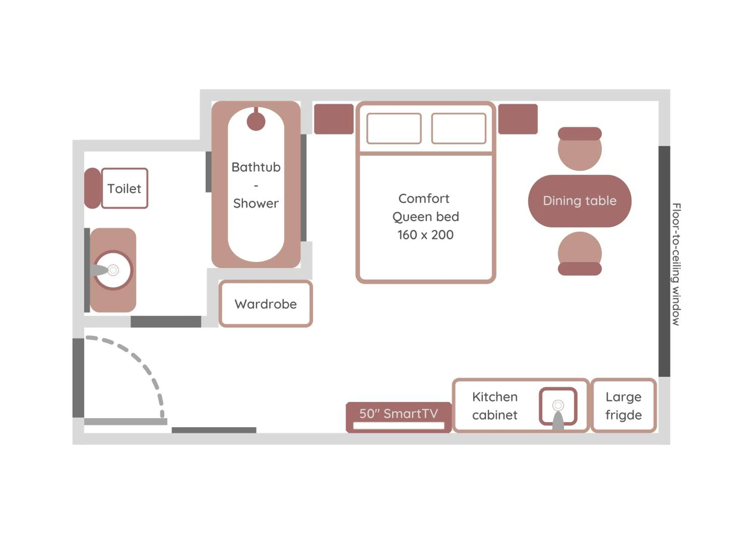Floor plan in Celine Living - Central