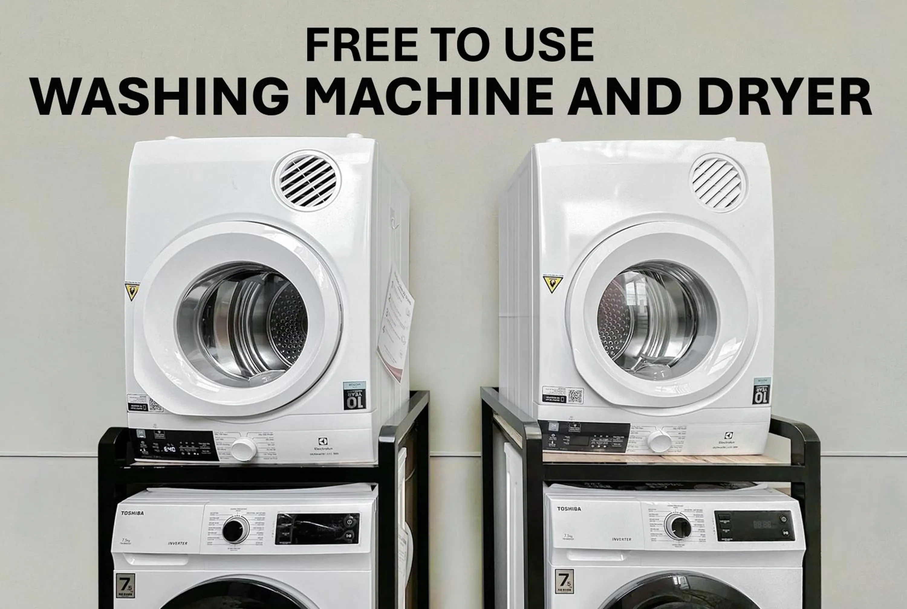 washing machine in Celine Living - Central