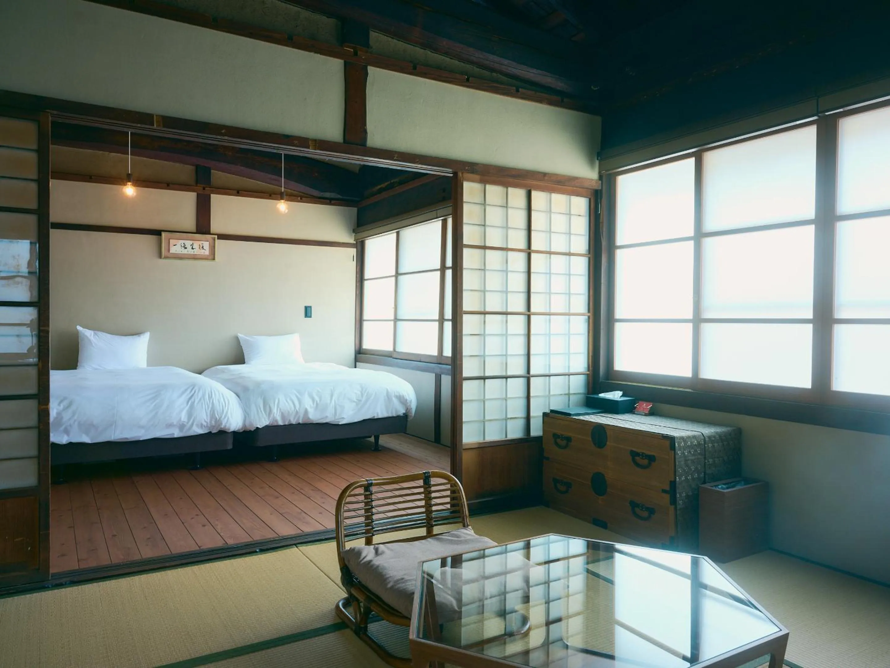 Photo of the whole room, Bed in NIPPONIA Chichibu Monzenmachi