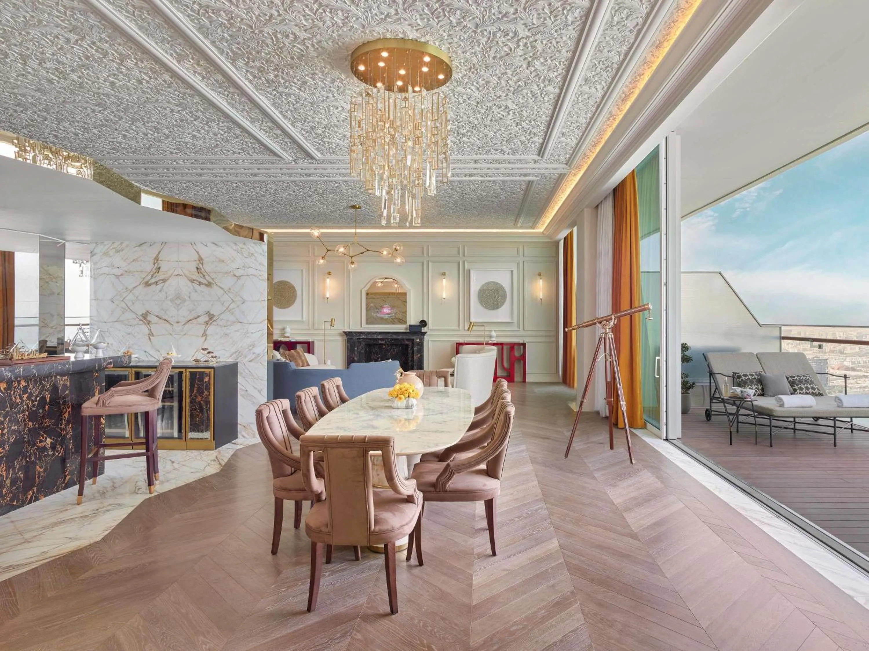 Bedroom in Raffles Doha