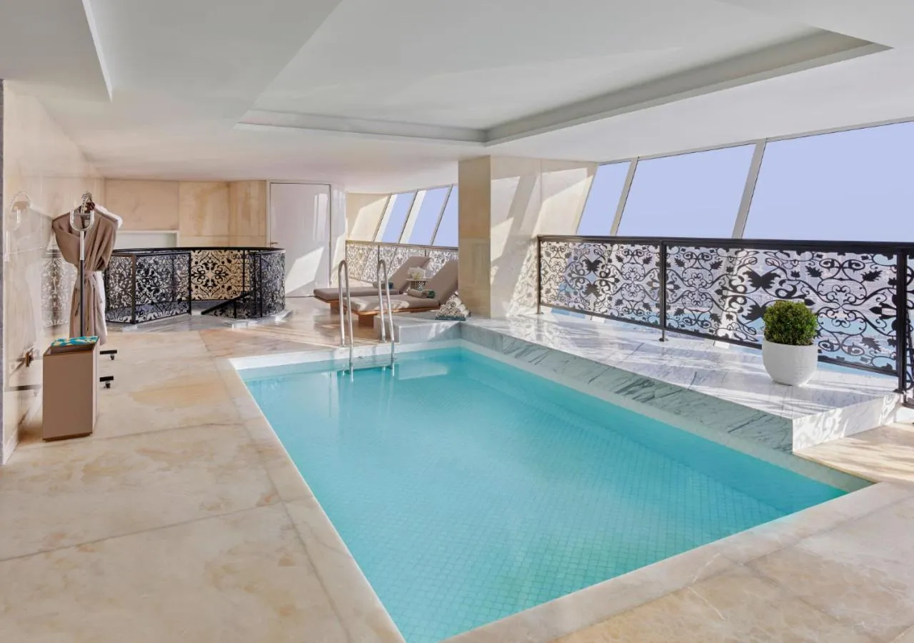 Pool view in Raffles Doha