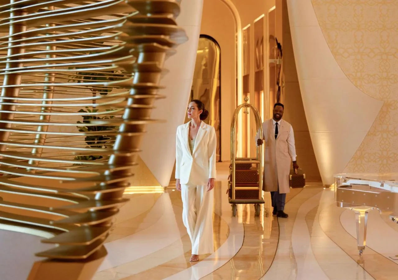 Lobby or reception in Fairmont Doha