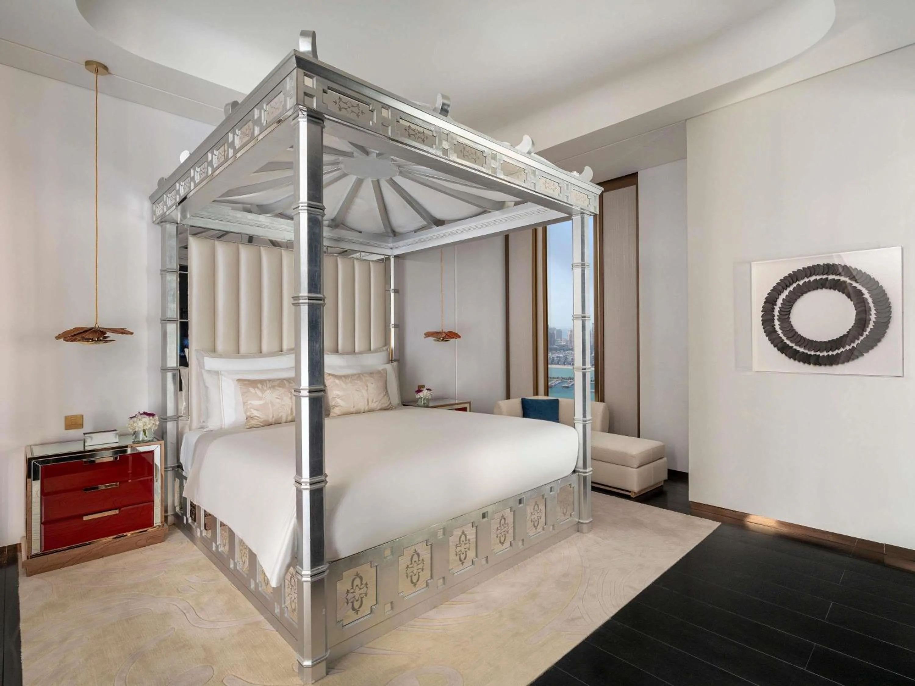 Bedroom, Bed in Fairmont Doha