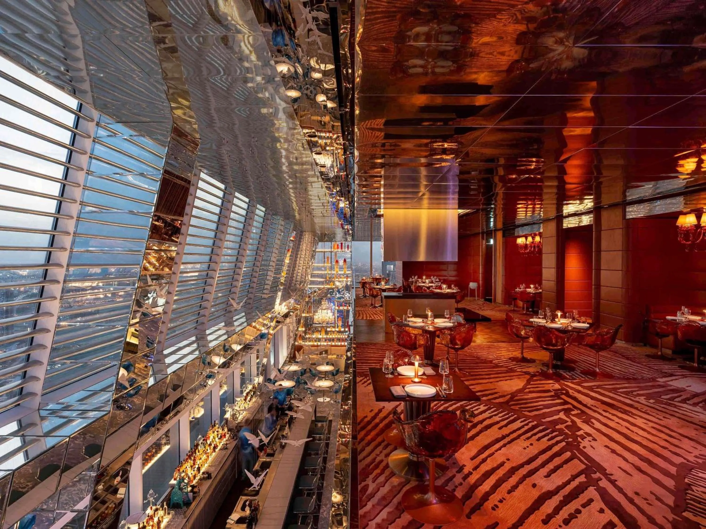 Lounge or bar in Fairmont Doha