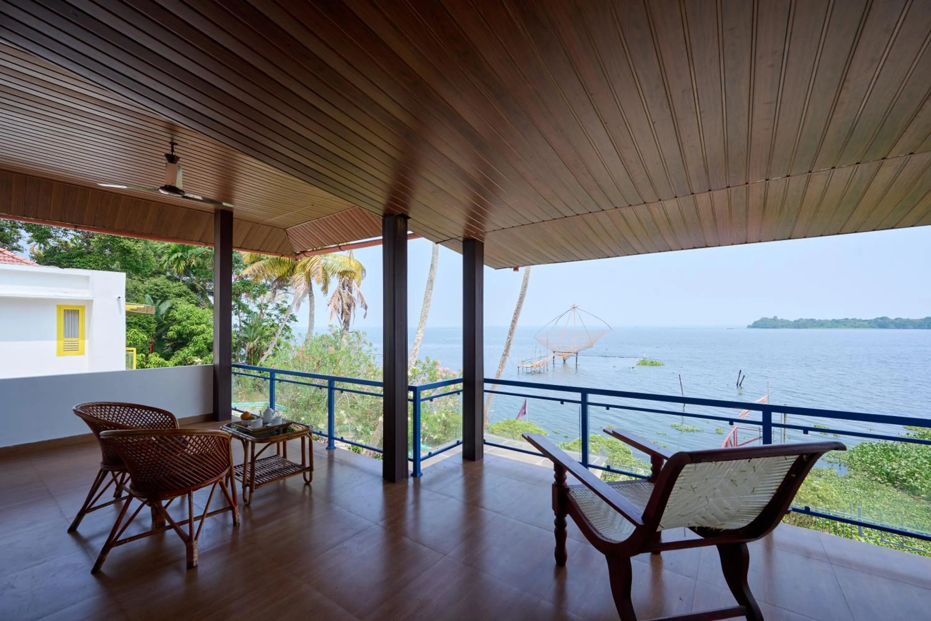 Balcony/Terrace in Seclude by the Lake, Alleppey