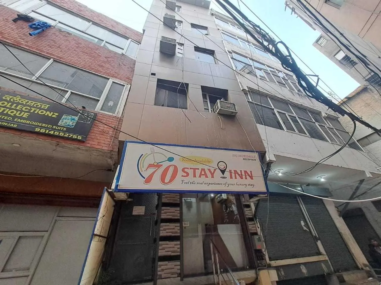 Facade/entrance in Hotel O Seventy stay in