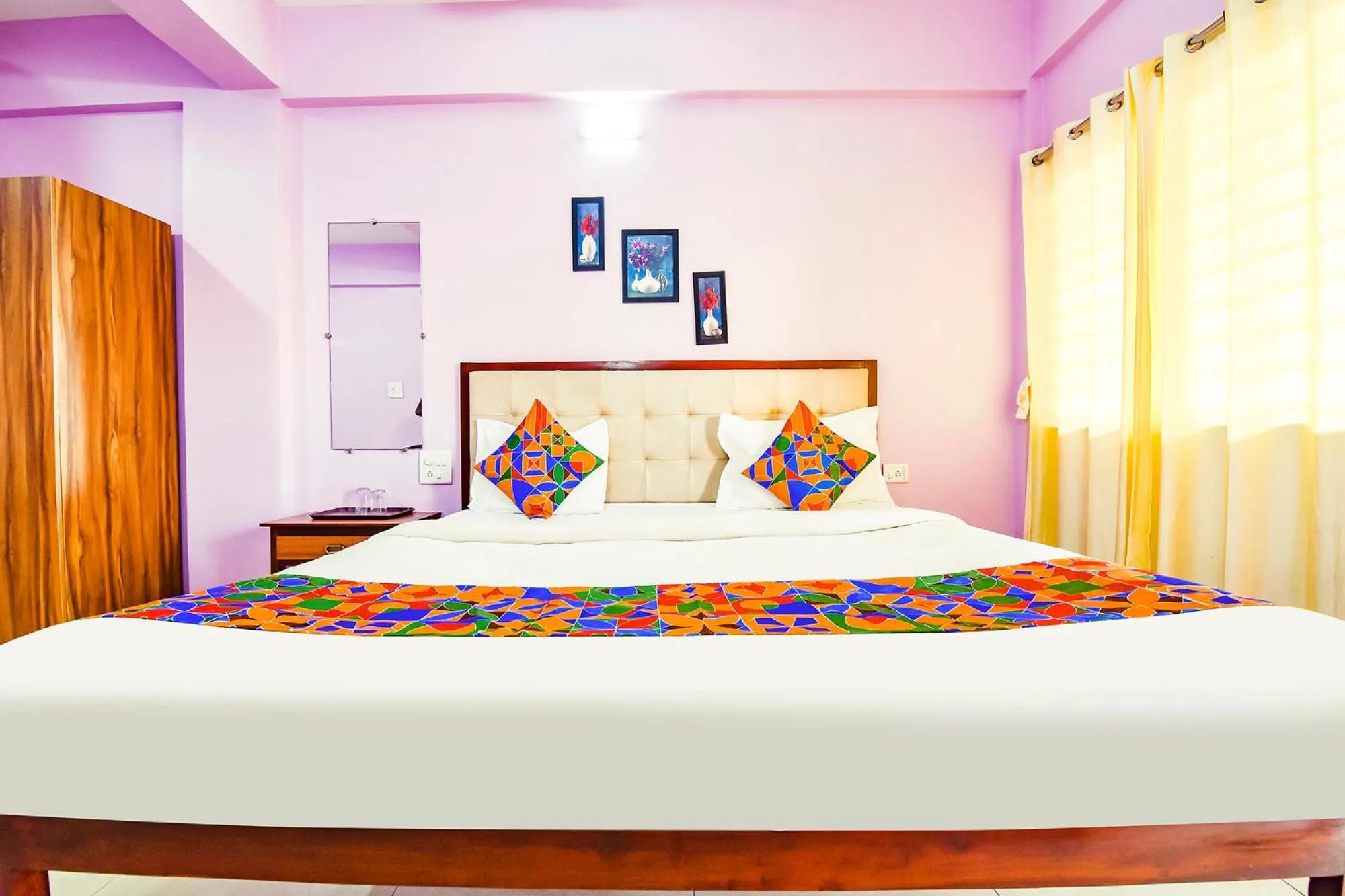 Bed in FabExpress Morjim Paradise - Nr Morjim Beach