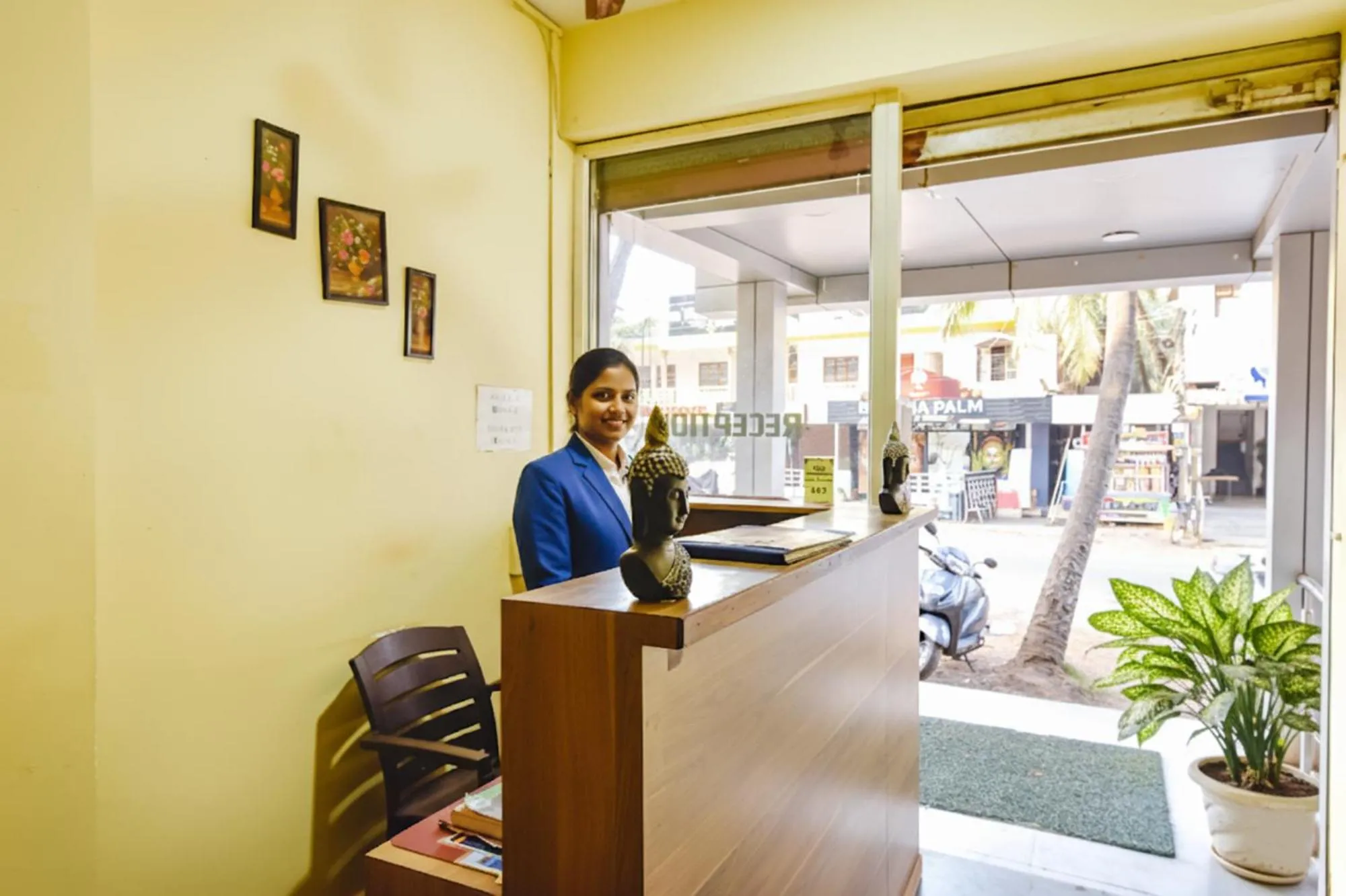 Lobby or reception in FabHotel Morjim Paradise - Nr Morjim Beach