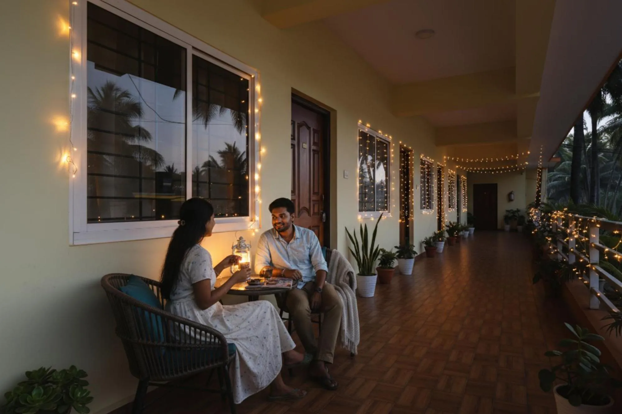 Lobby or reception in FabHotel Morjim Paradise - Nr Morjim Beach