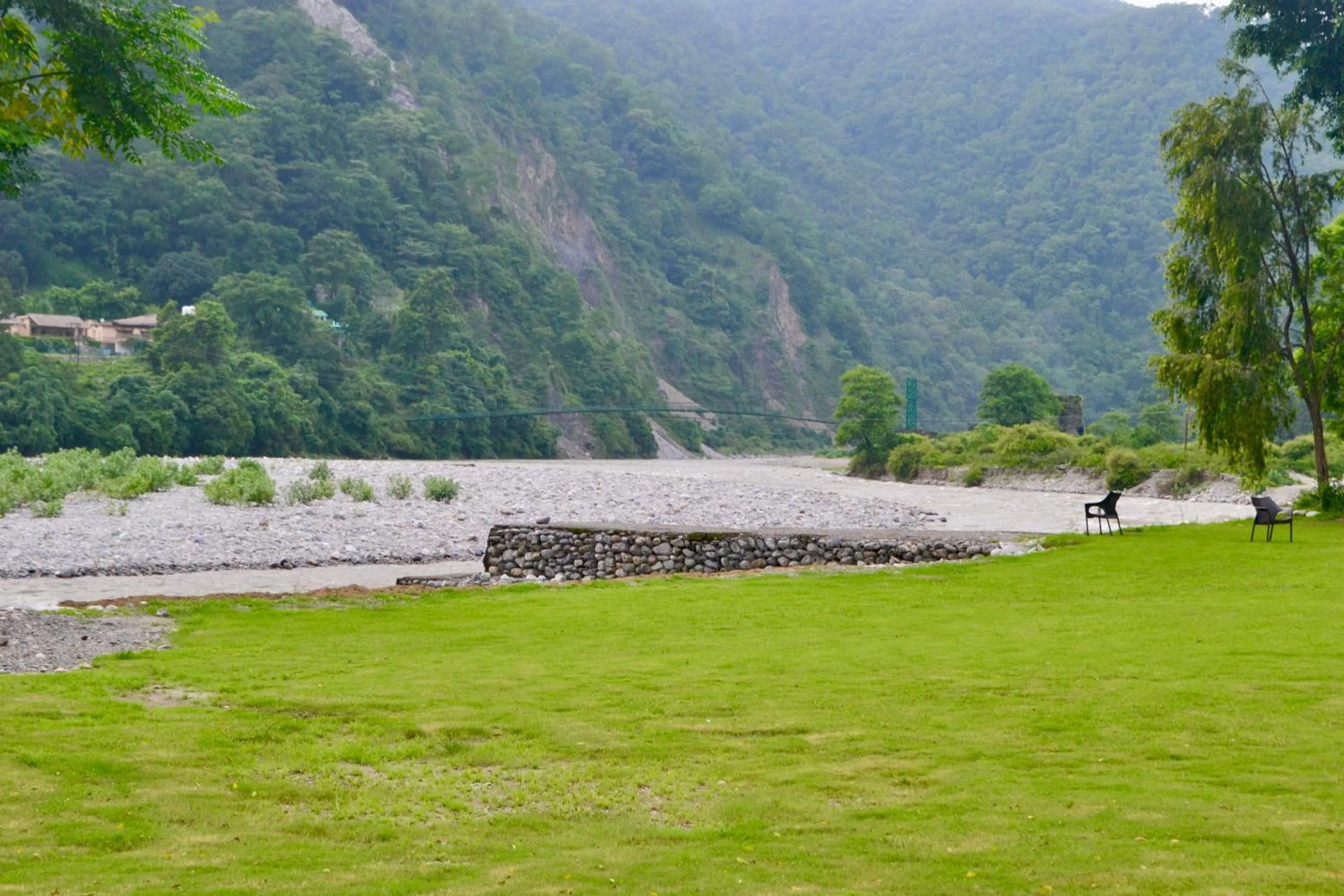 River view in WelcomHeritage Tarangi Ramganga Resort