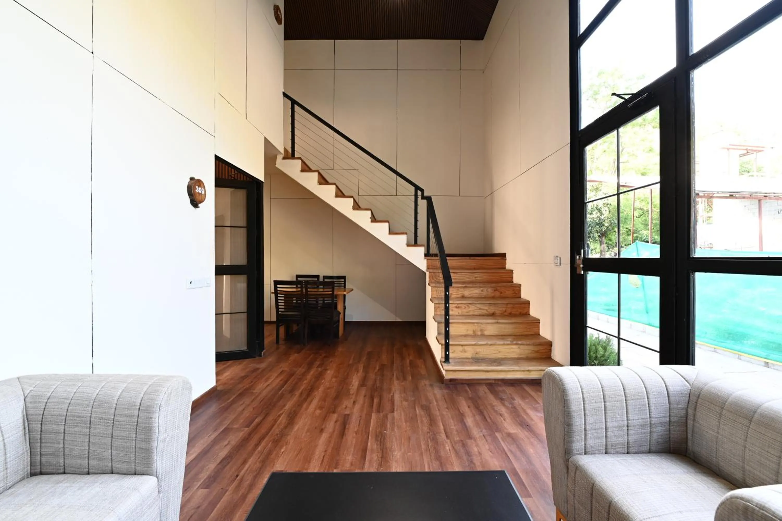 Living room in WelcomHeritage Tarangi Ramganga Resort