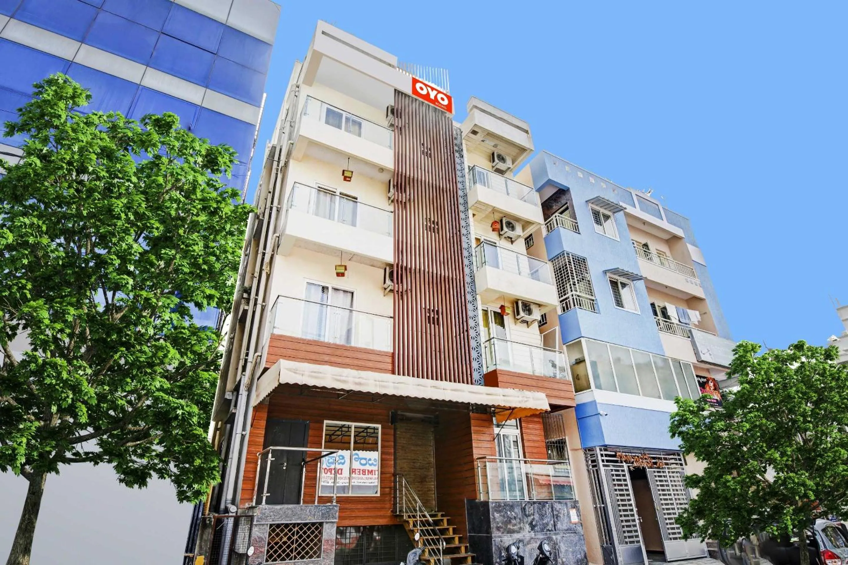 Facade/entrance in Hotel O VSV Avenue Hennur