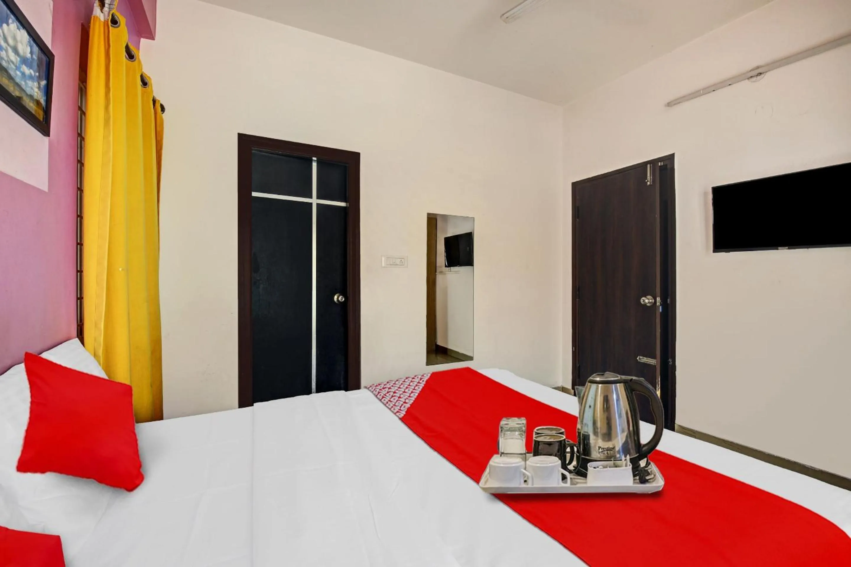 Lobby or reception, Bed in Hotel O VSV Avenue Hennur