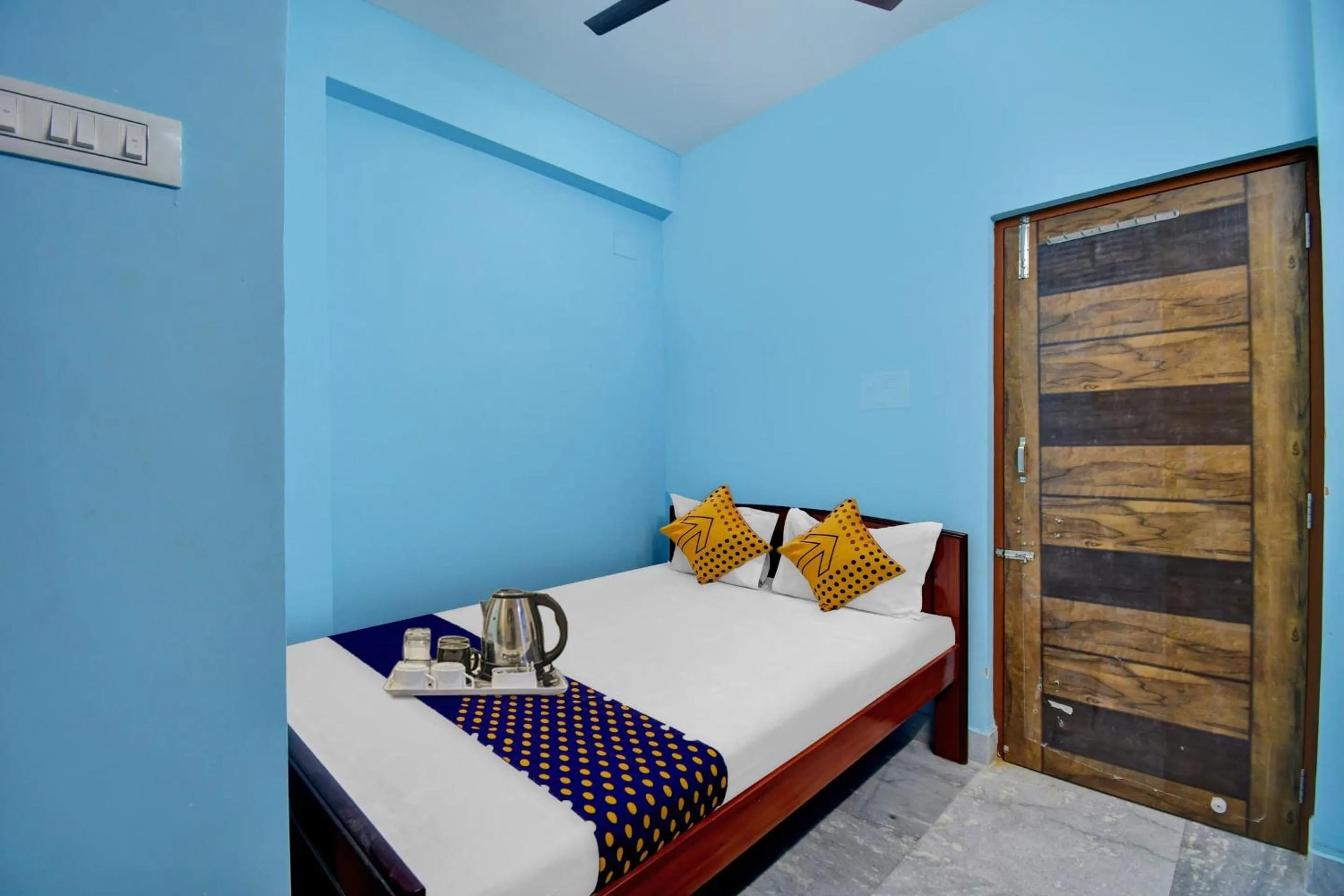 Bedroom, Bed in Hotel O Singh Guest House