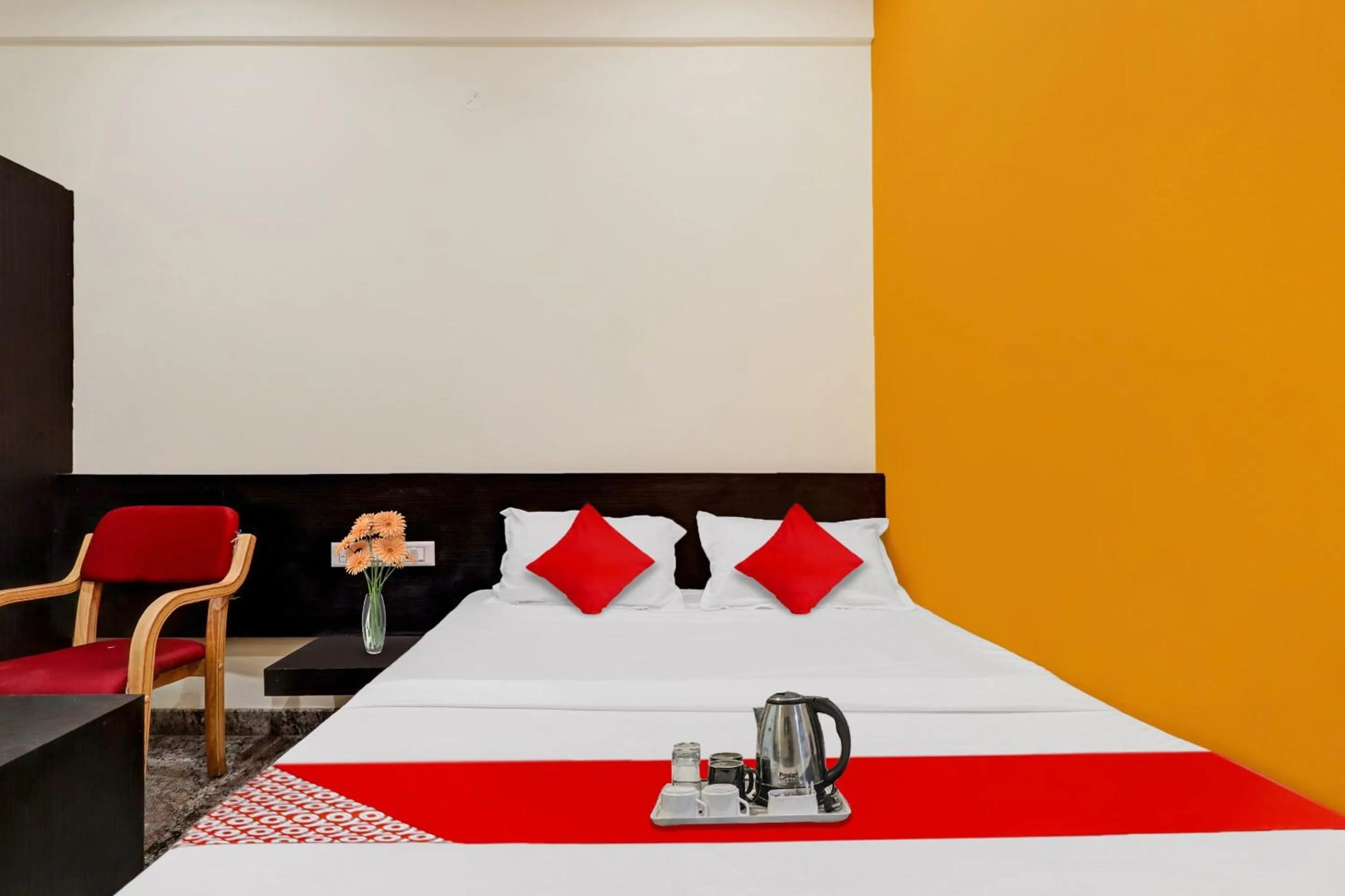 Bedroom, Bed in Hotel O SAPTHAGIRI RESIDENCY