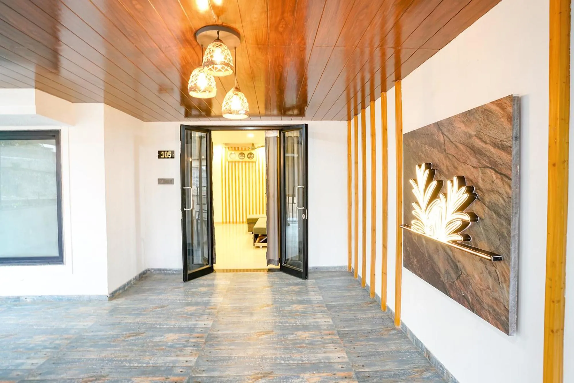 Lobby or reception in FabHotel Viva House - Talegaon