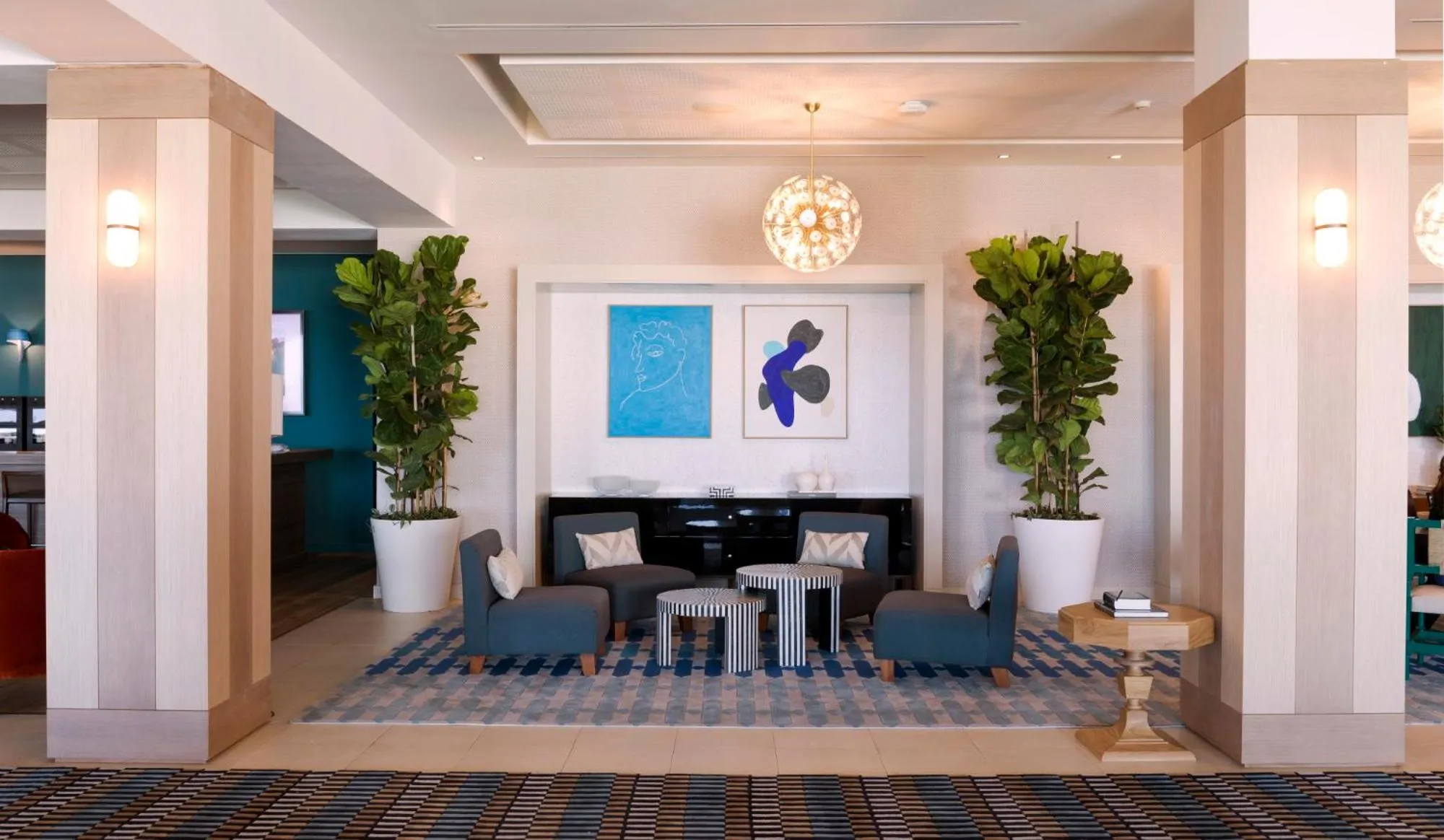 Living room in Eurostars Sitges