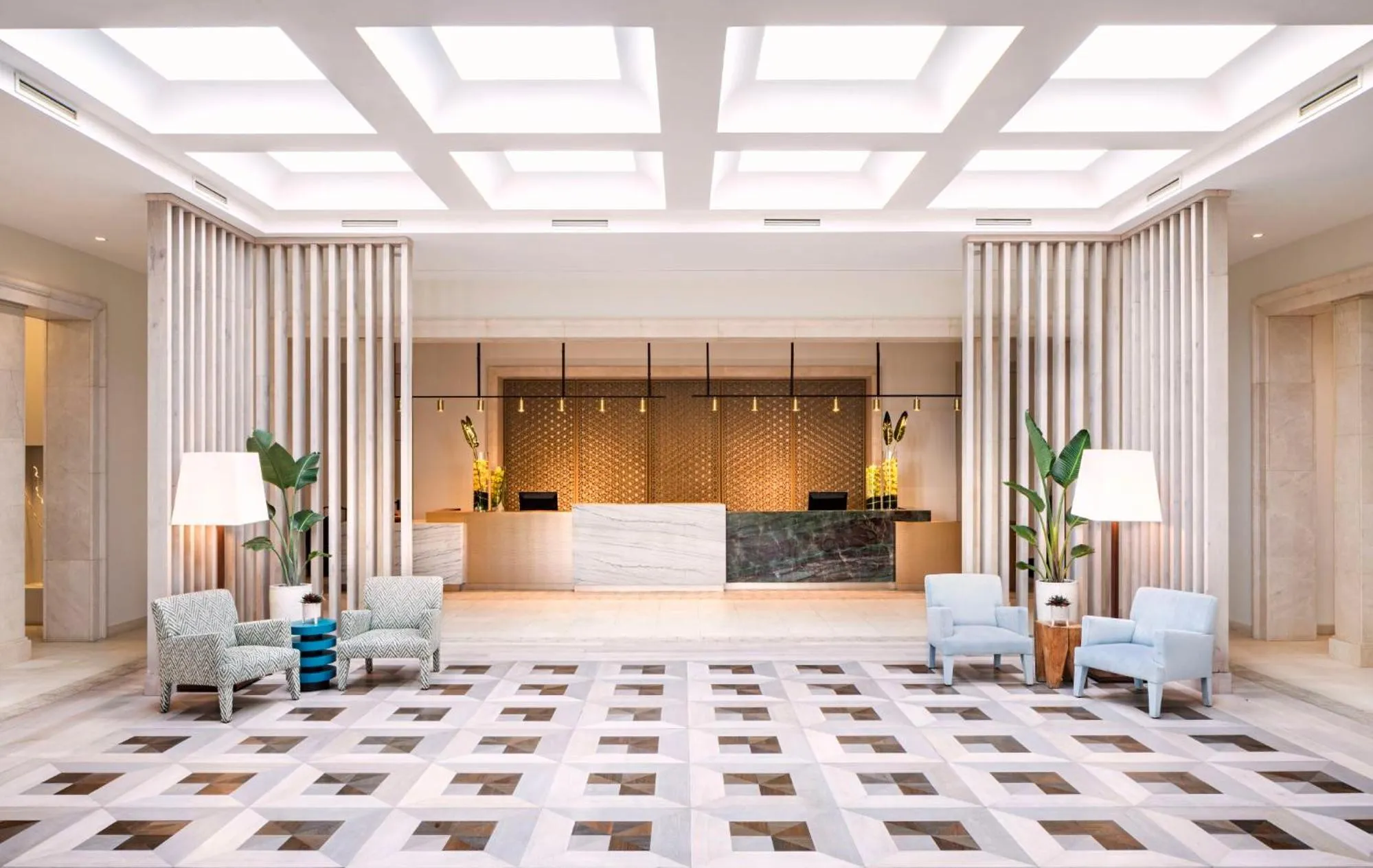 Lobby or reception in Eurostars Sitges