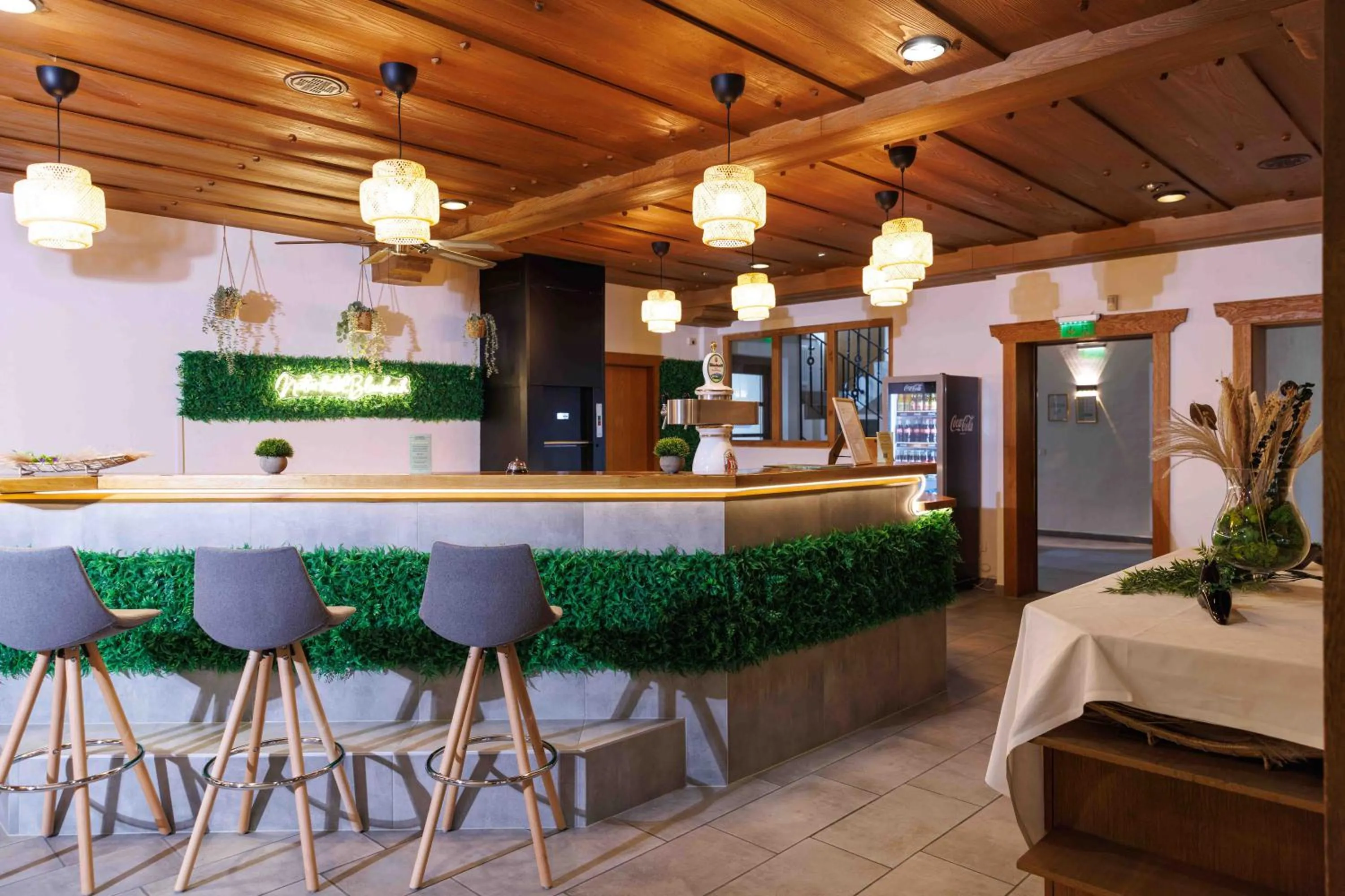 Lounge or bar in Naturhotel Blaubach