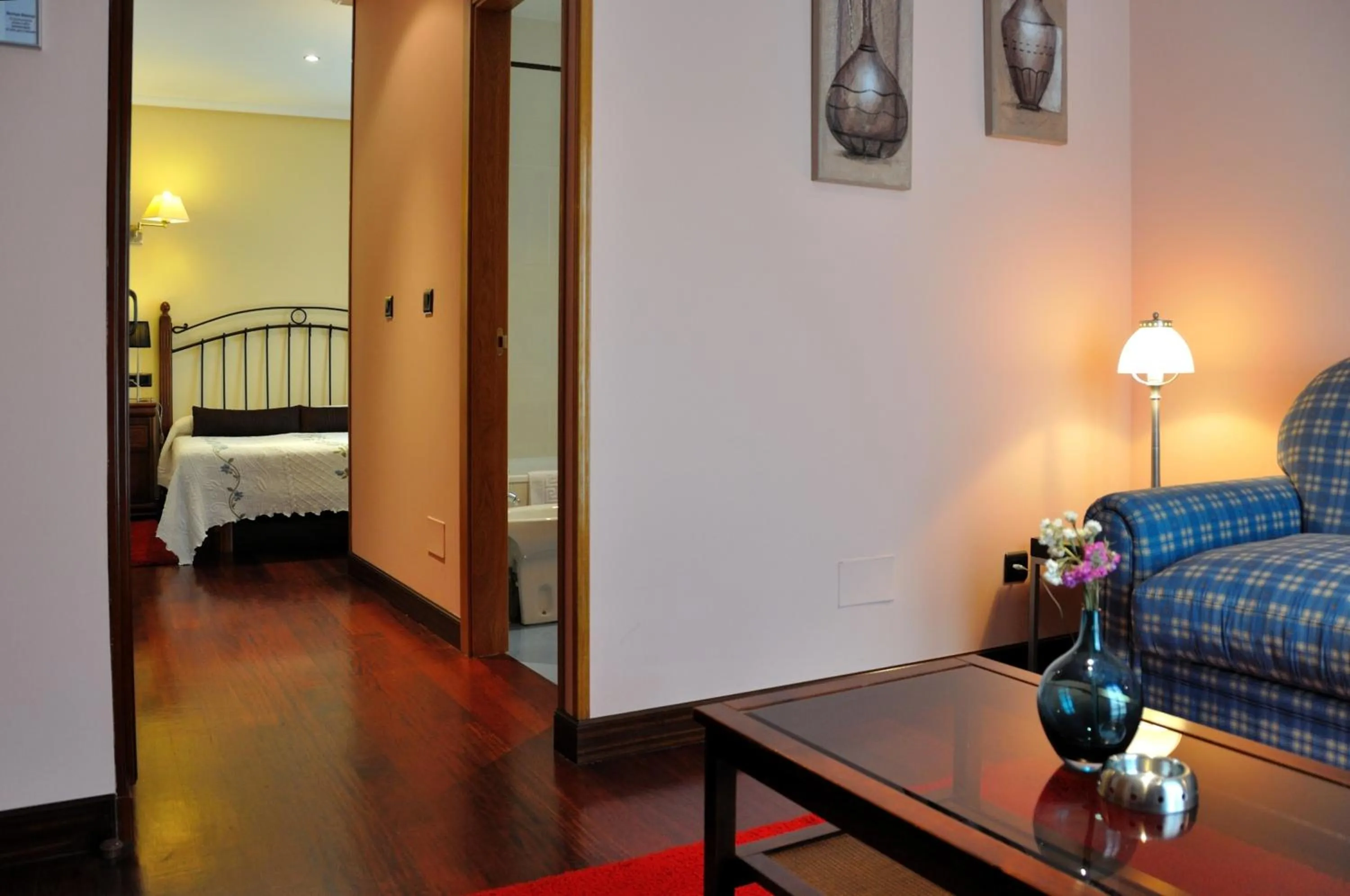 Bed in Hotel Puerta Del Oriente