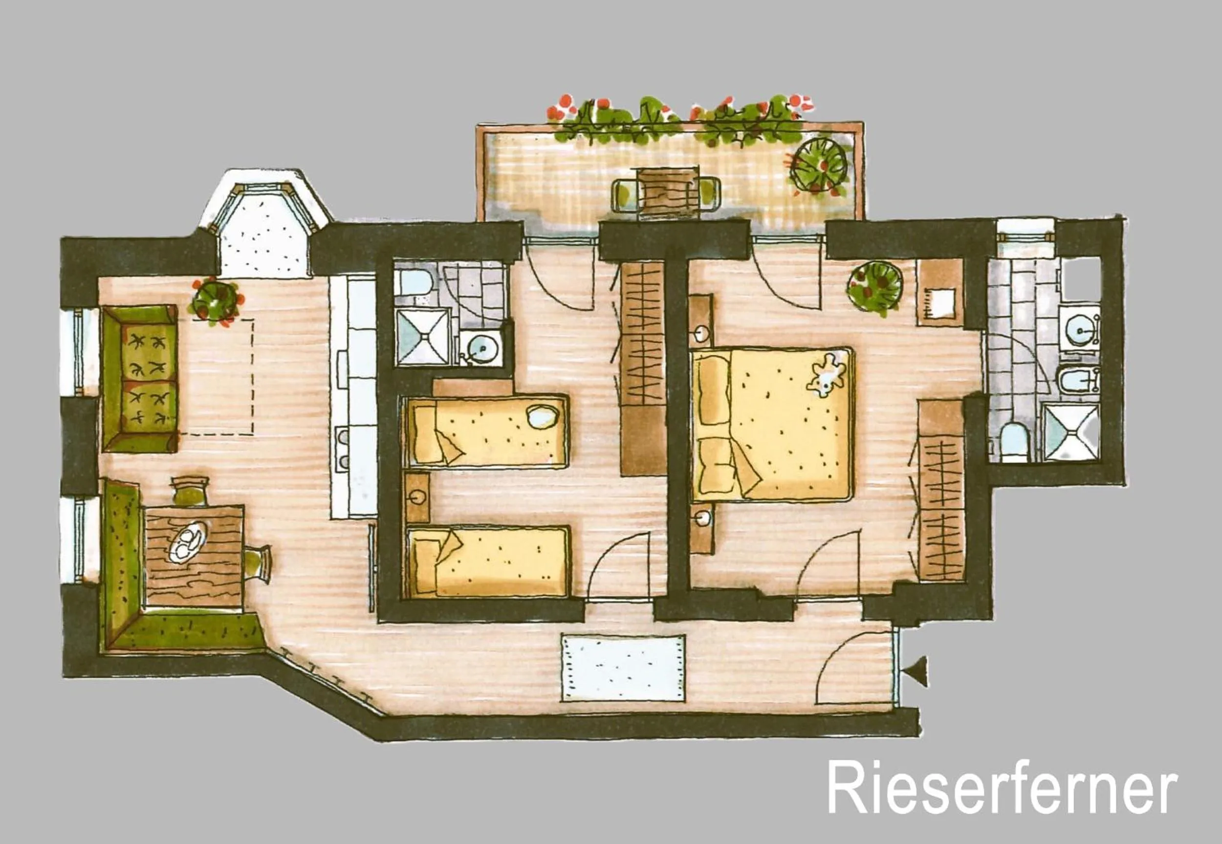 Floor plan in Halbwöhrerhof