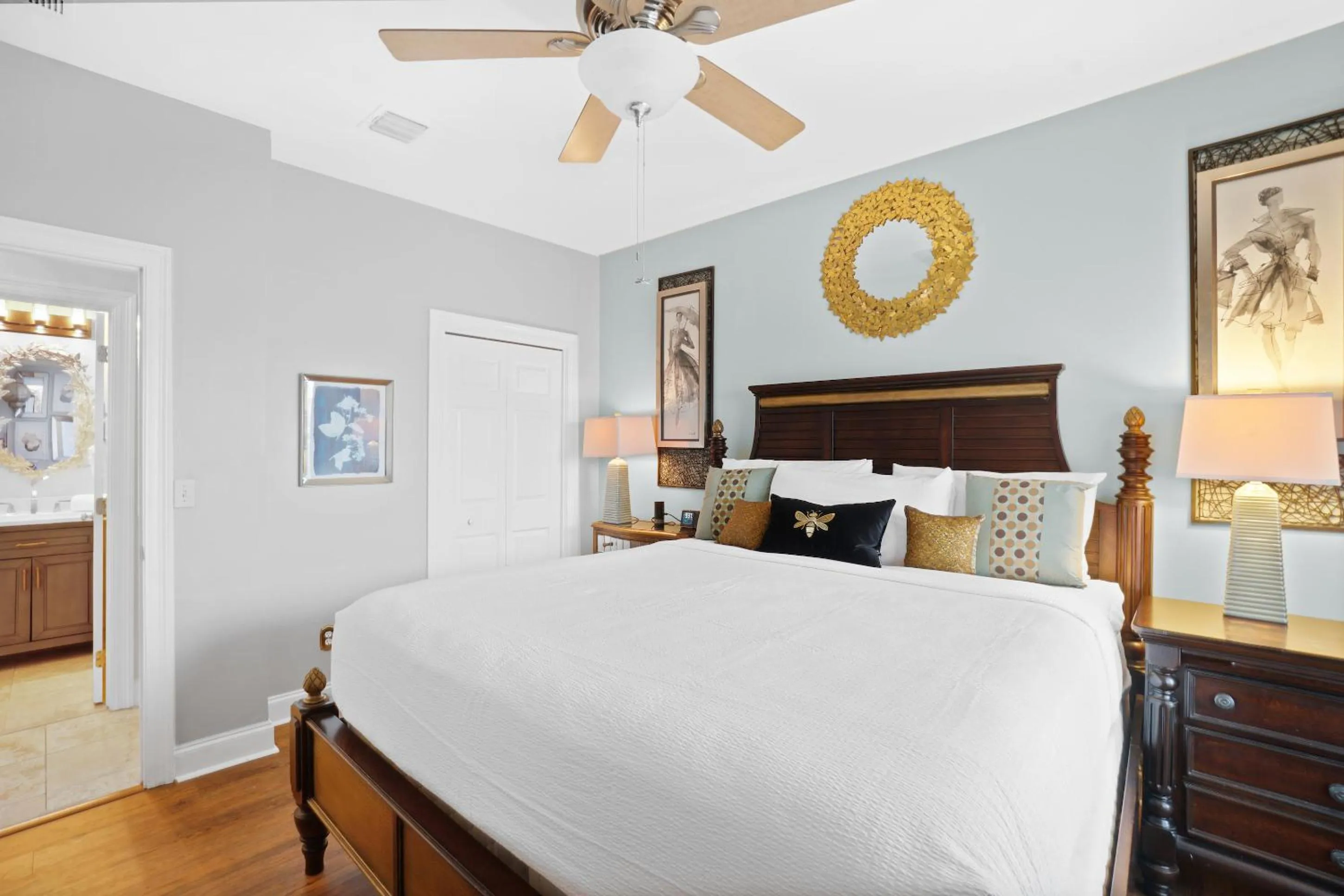 Bed in Beach House - Dreams Come True by Panhandle Getaways