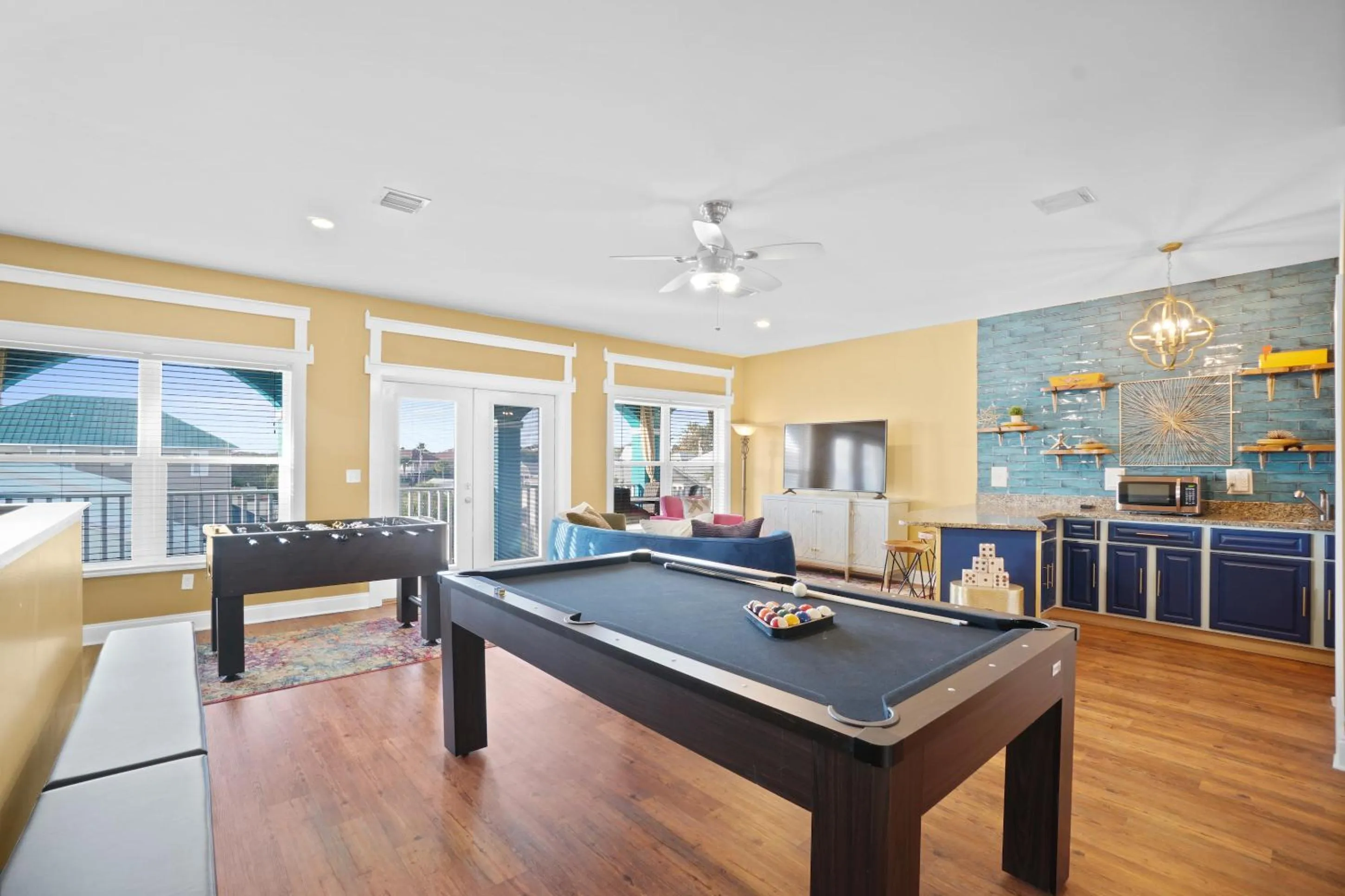 Game Room in Beach House - Dreams Come True by Panhandle Getaways