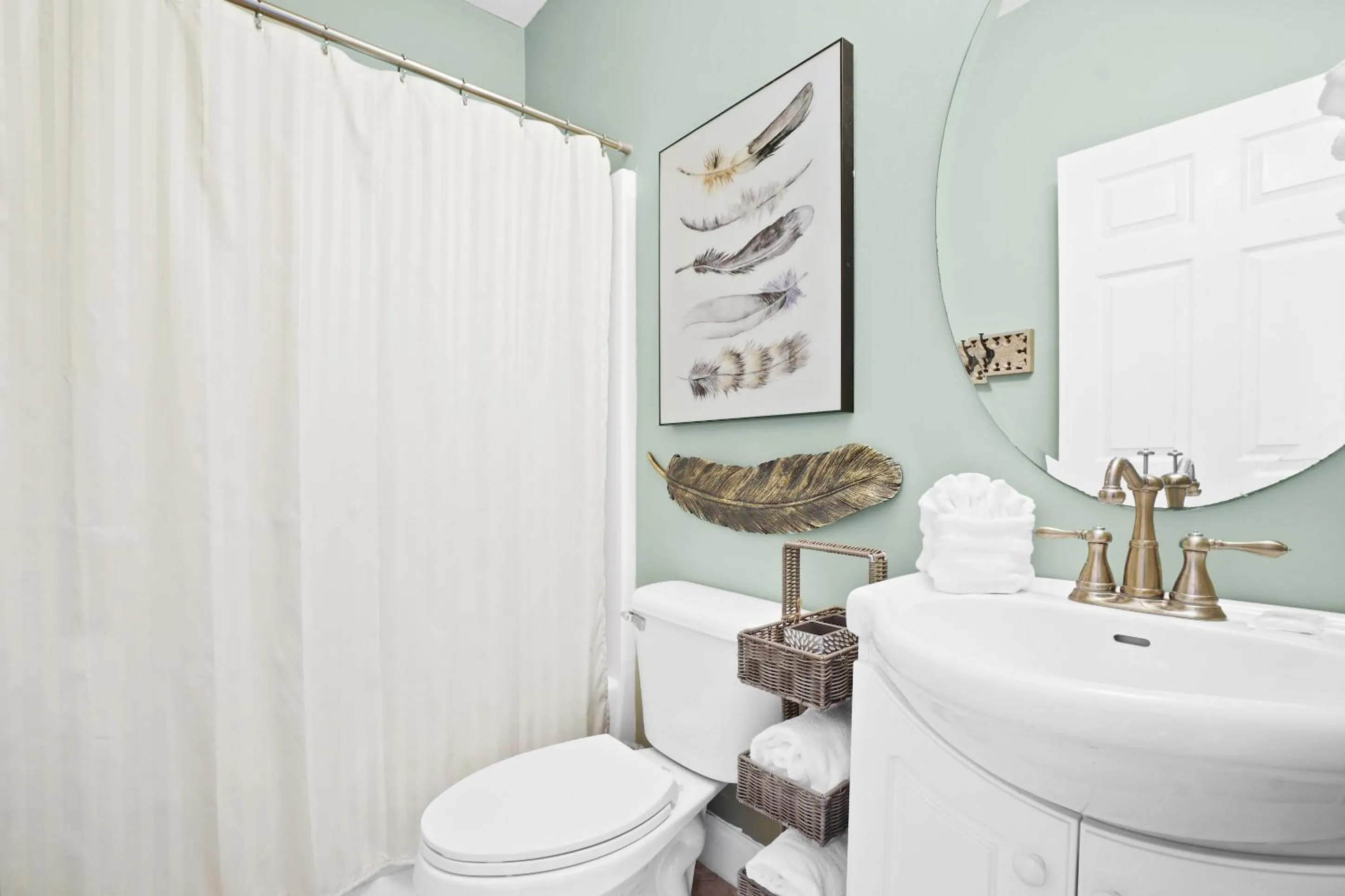 Shower in Beach House - Dreams Come True by Panhandle Getaways