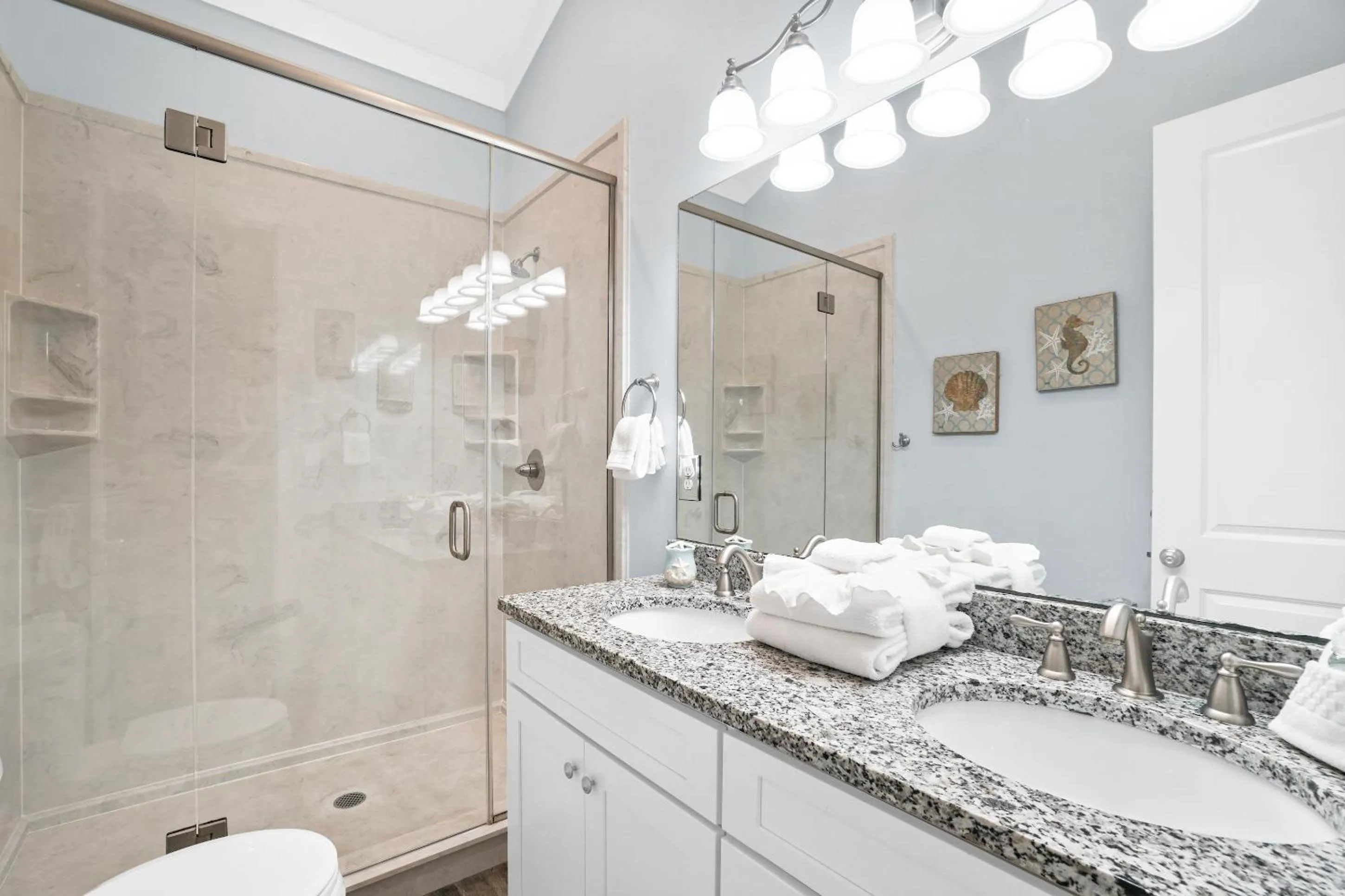 Shower in Beach House - Sweet N Salty by Panhandle Getaways