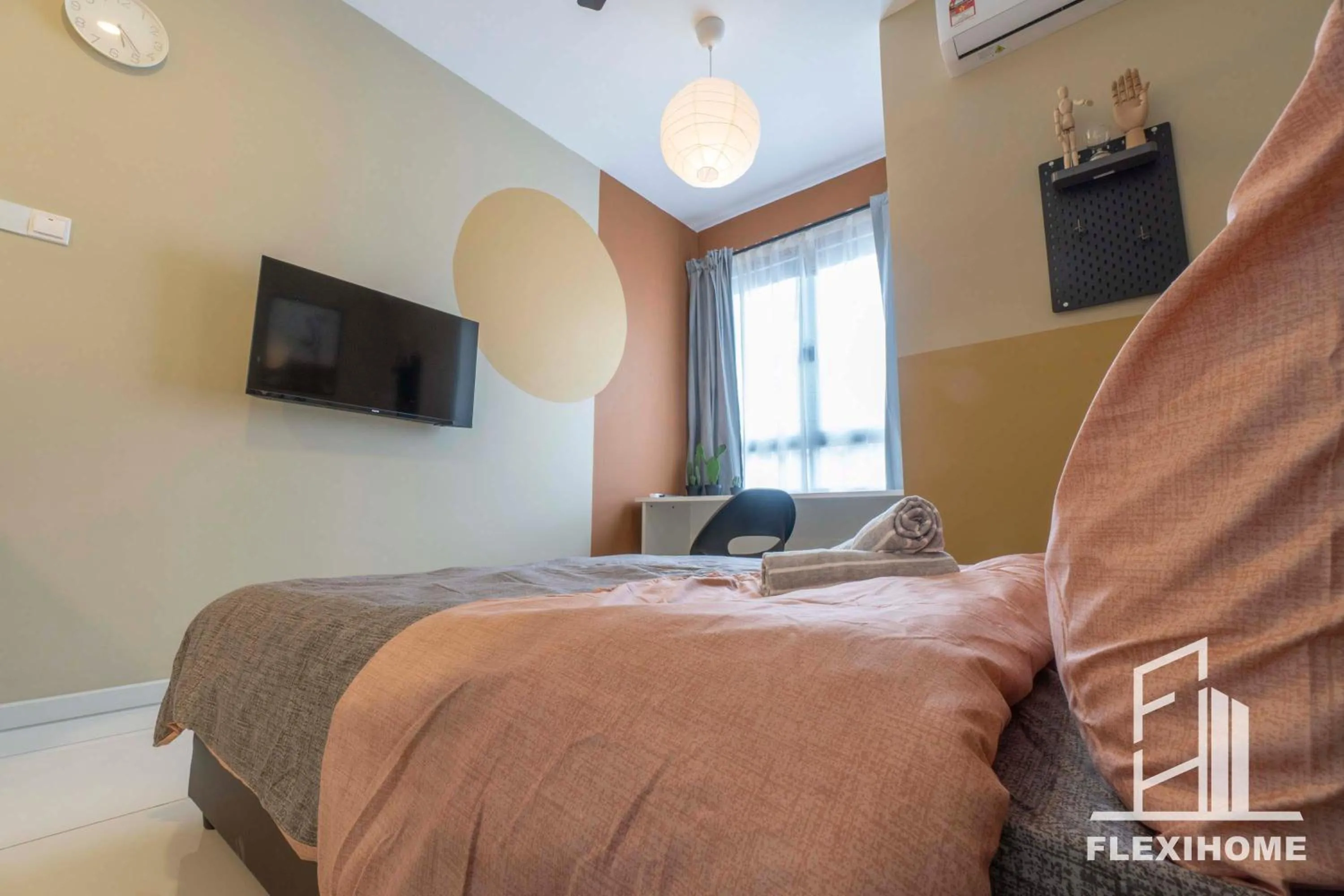 Bed in KLIA, KLIA2, Horizon Suites Sepang, Designed Studio, by Flexihome-MY