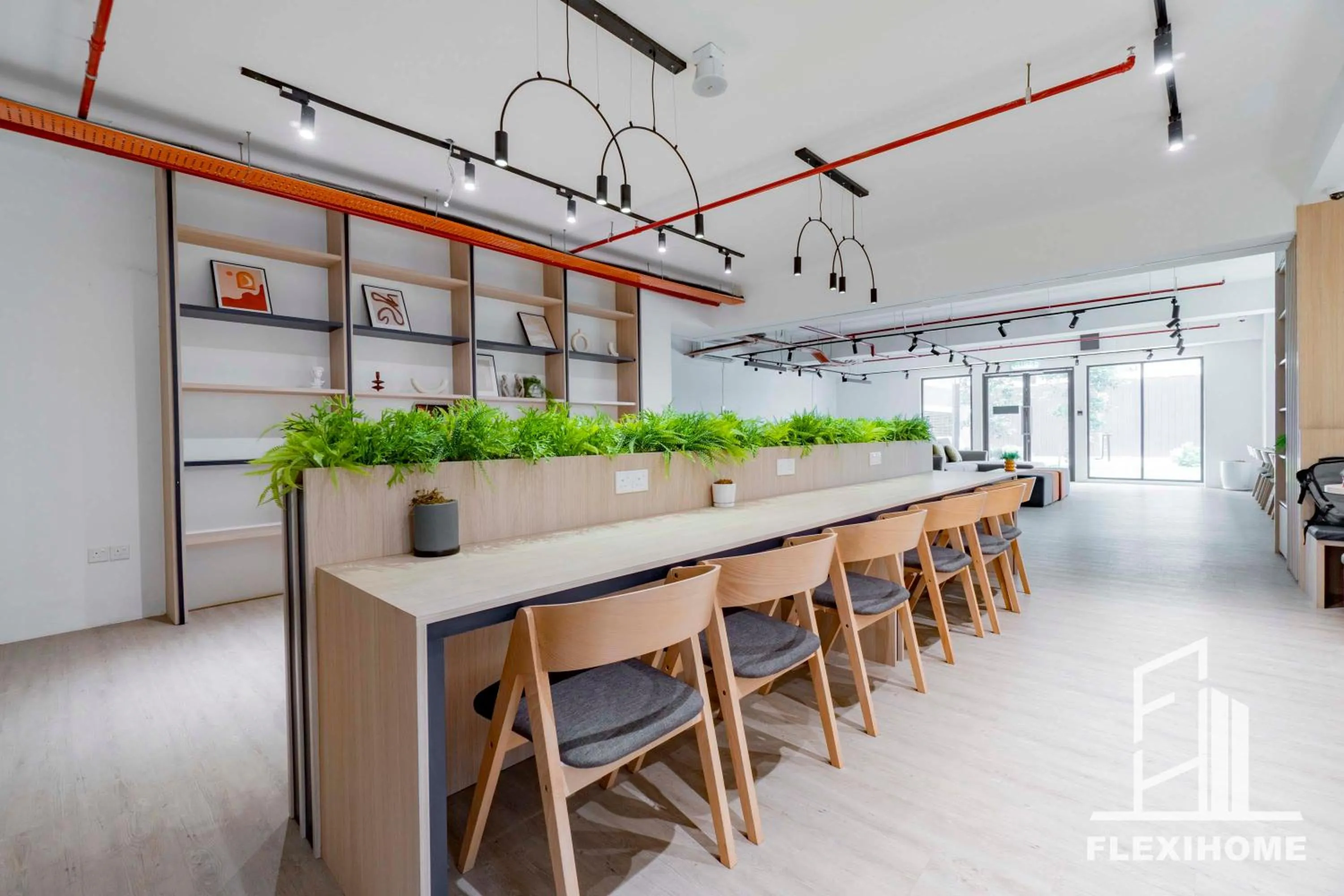 Seating area in KLIA, KLIA2, Horizon Suites Sepang, Designed Studio, by Flexihome-MY