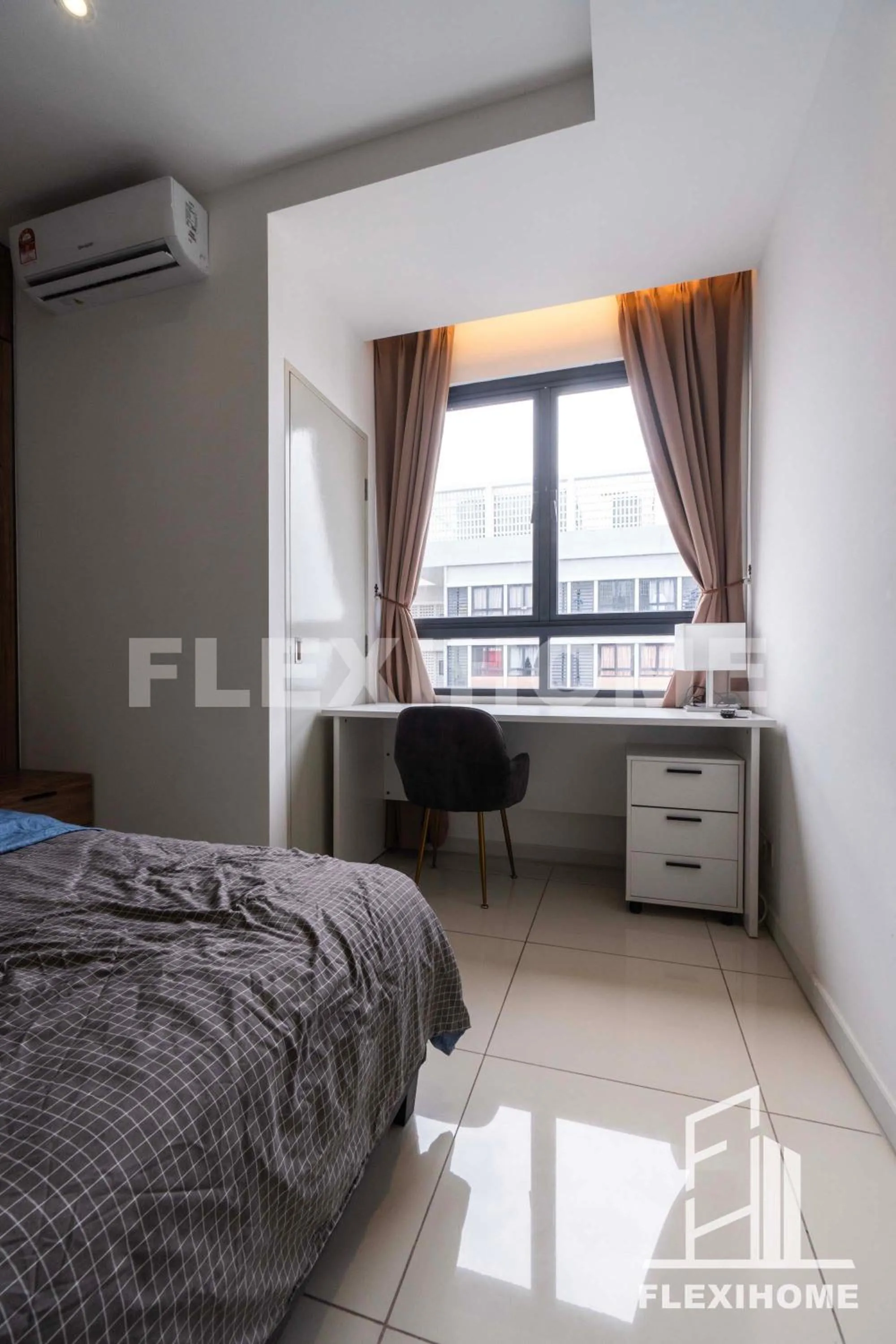 Bed in KLIA, KLIA2, Horizon Suites Sepang, Designed Studio, by Flexihome-MY