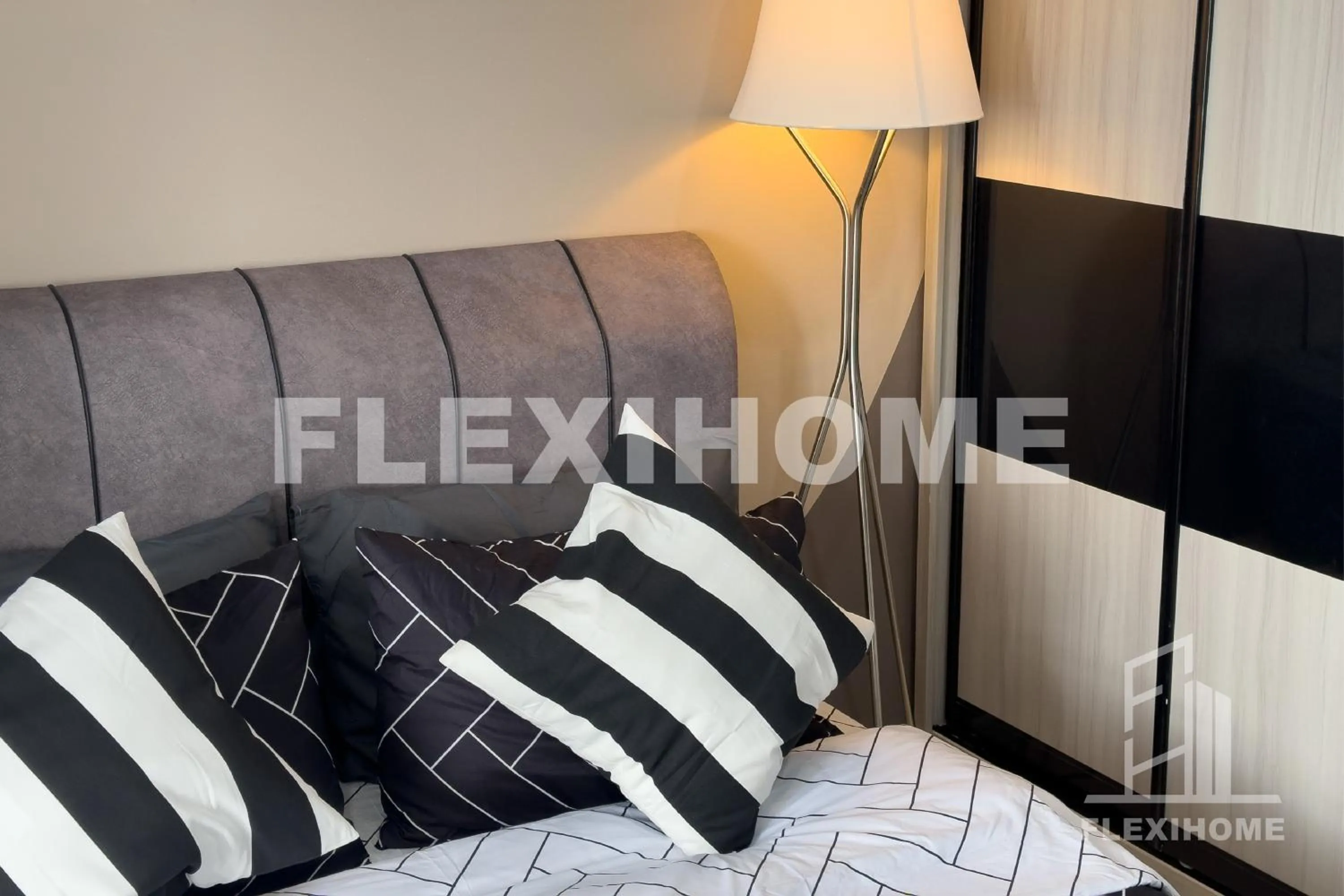 Bed in KLIA, KLIA2, Horizon Suites Sepang, Designed Studio, by Flexihome-MY