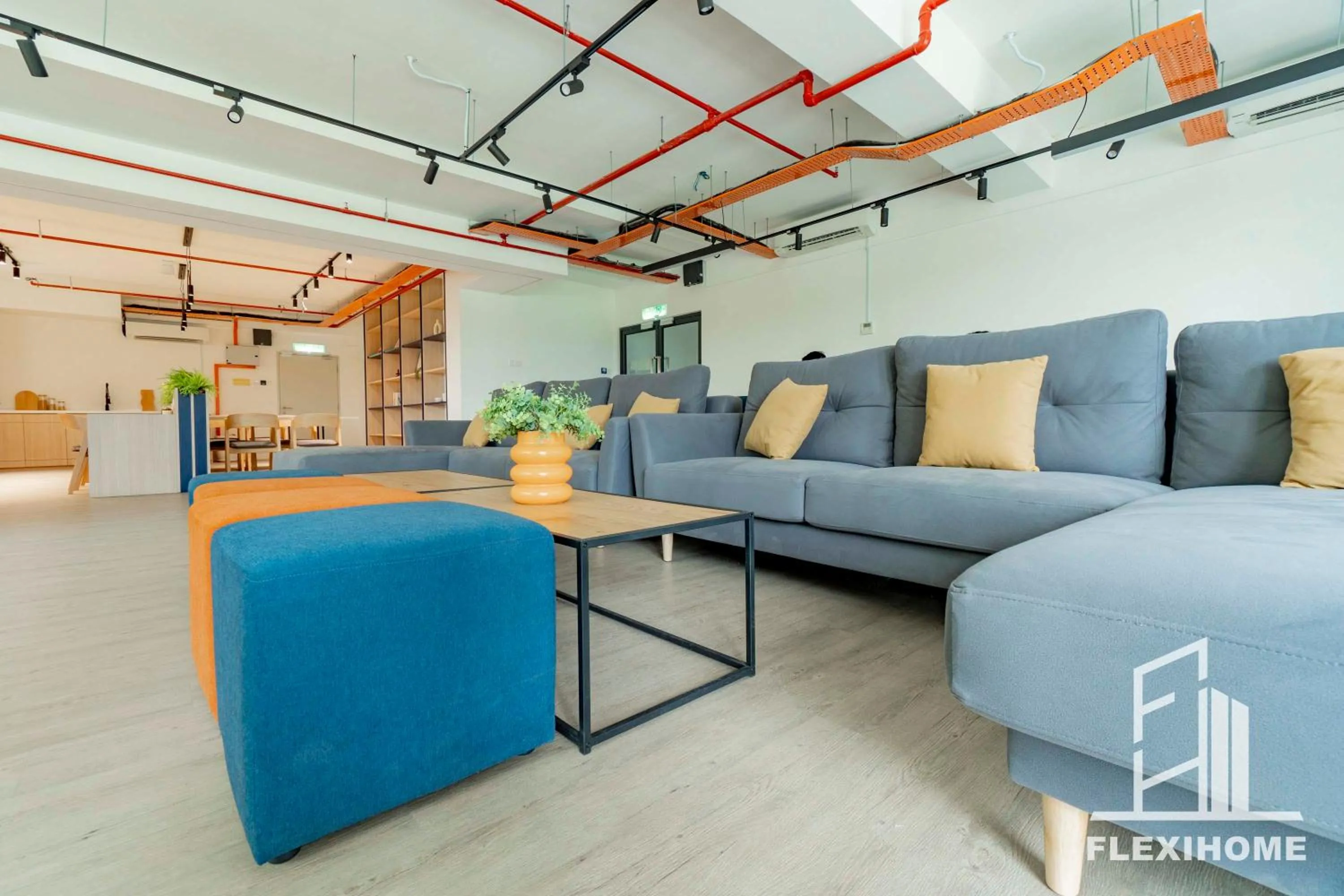 Seating area in KLIA, KLIA2, Horizon Suites Sepang, Designed Studio, by Flexihome-MY