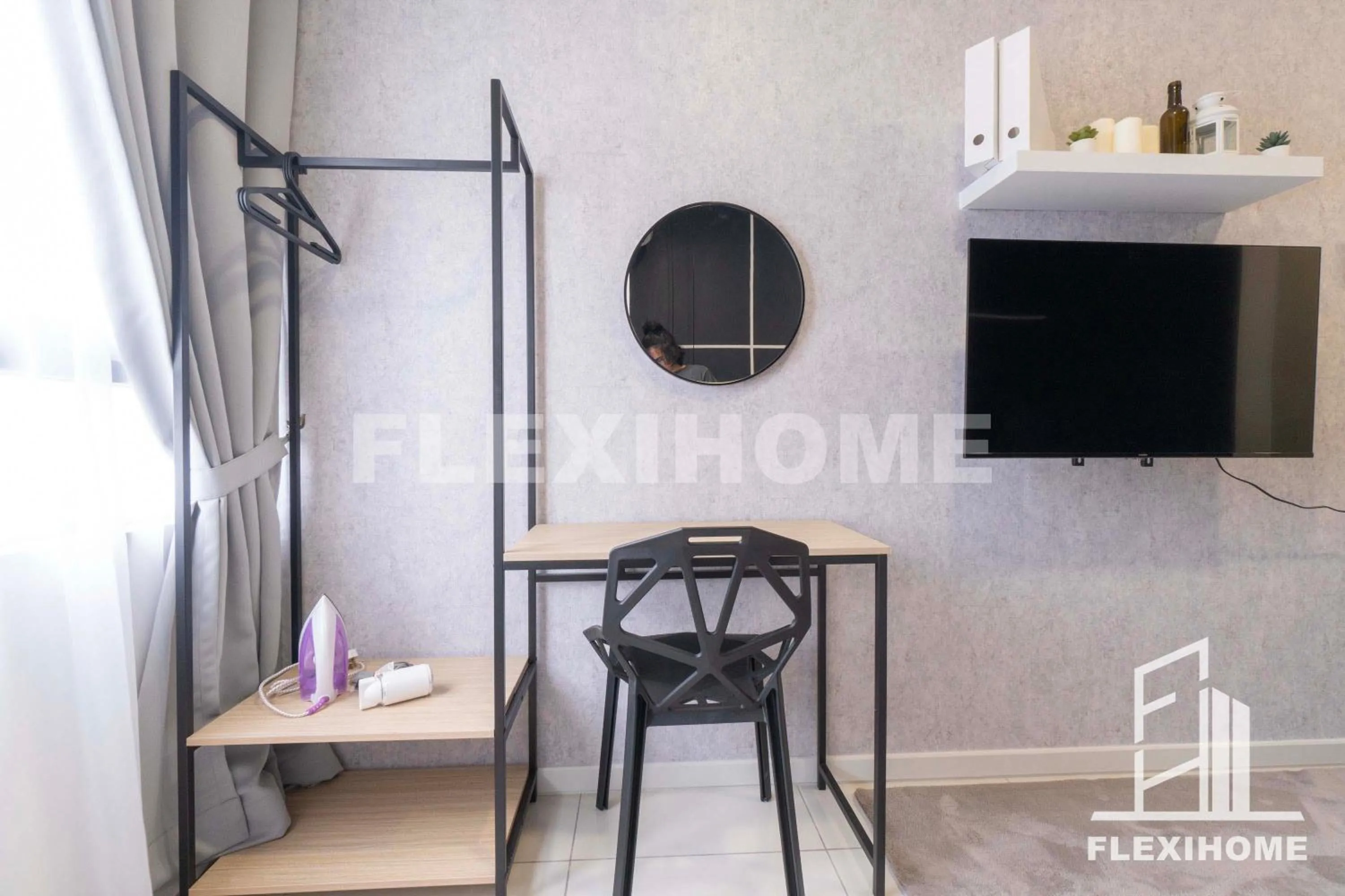 TV and multimedia in KLIA, KLIA2, Horizon Suites Sepang, Designed Studio, by Flexihome-MY