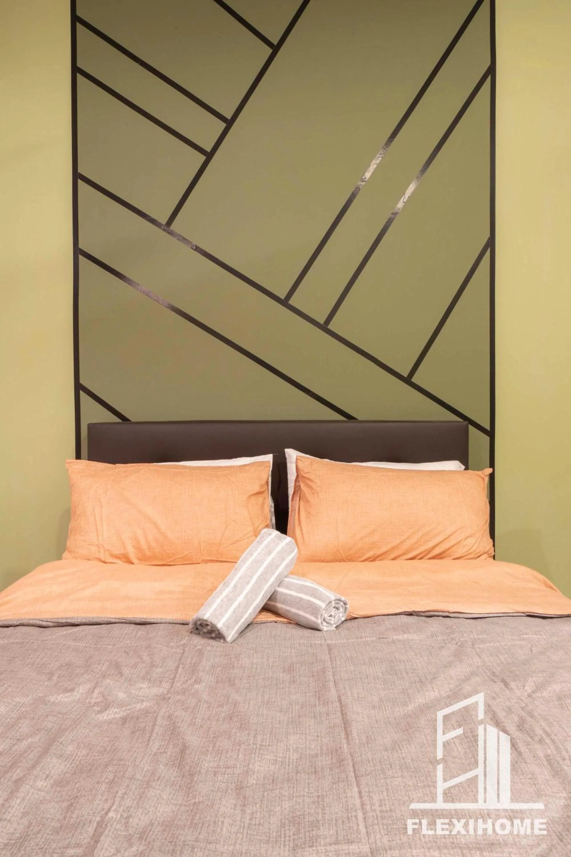 Bed in KLIA, KLIA2, Horizon Suites Sepang, Designed Studio, by Flexihome-MY