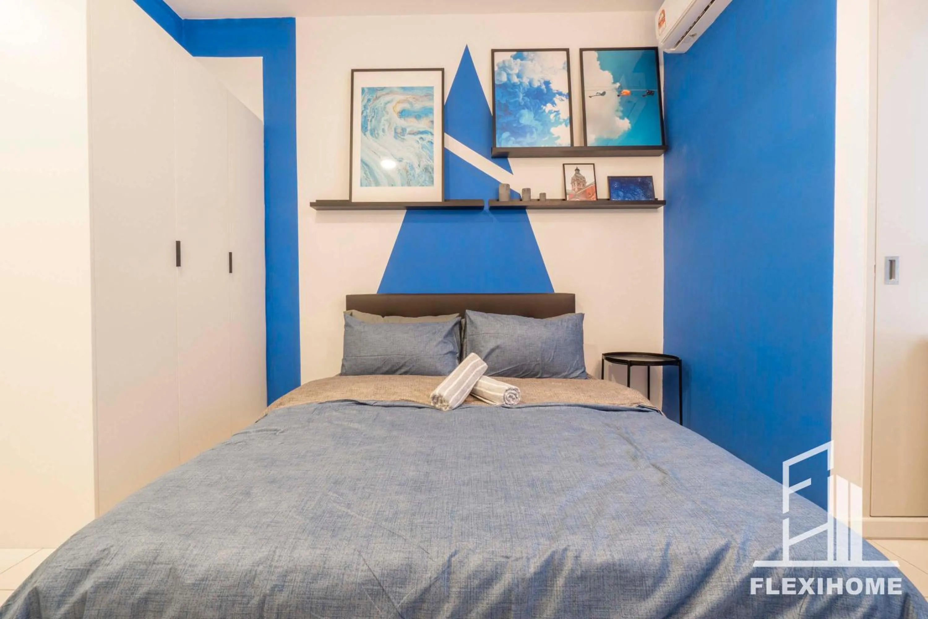 Bed in KLIA, KLIA2, Horizon Suites Sepang, Designed Studio, by Flexihome-MY