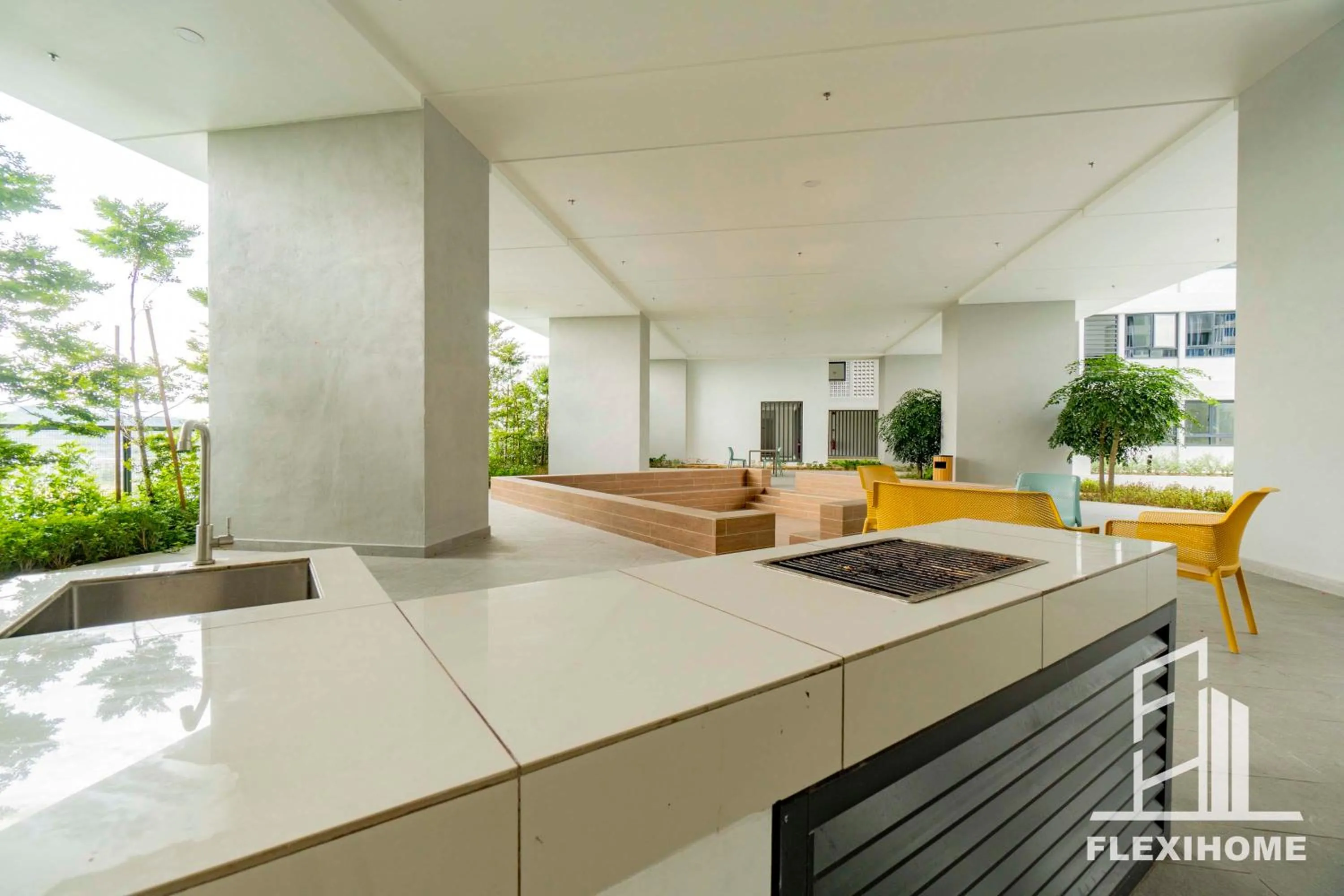 Seating area in KLIA, KLIA2, Horizon Suites Sepang, Designed Studio, by Flexihome-MY