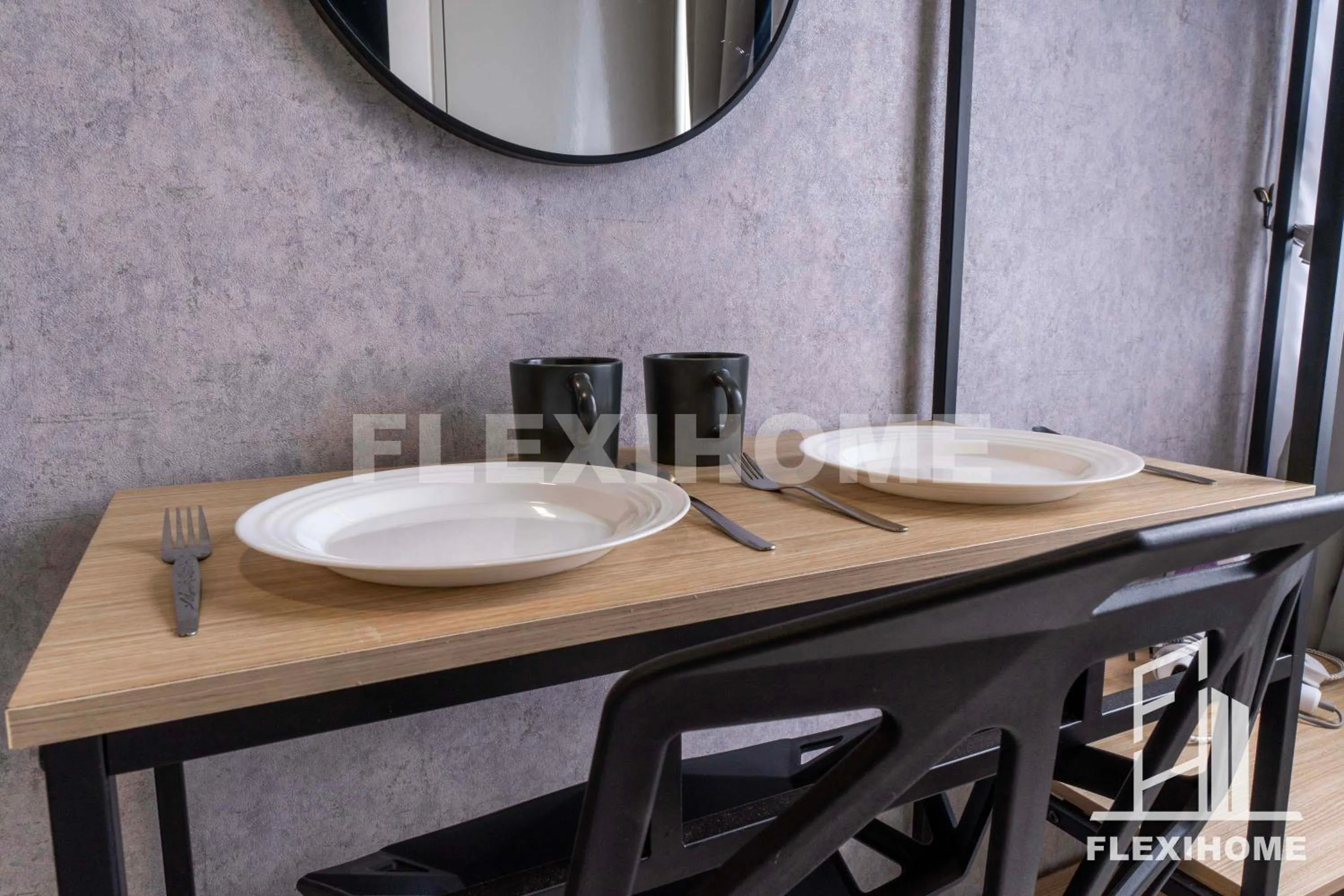 Seating area in KLIA, KLIA2, Horizon Suites Sepang, Designed Studio, by Flexihome-MY