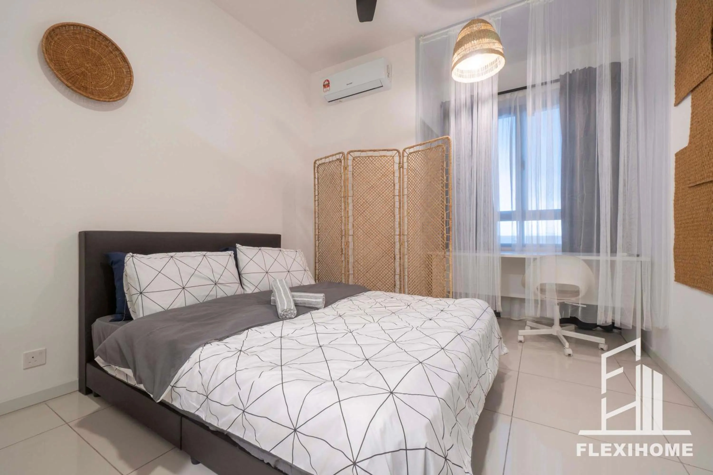 Bed in KLIA, KLIA2, Horizon Suites Sepang, Designed Studio, by Flexihome-MY