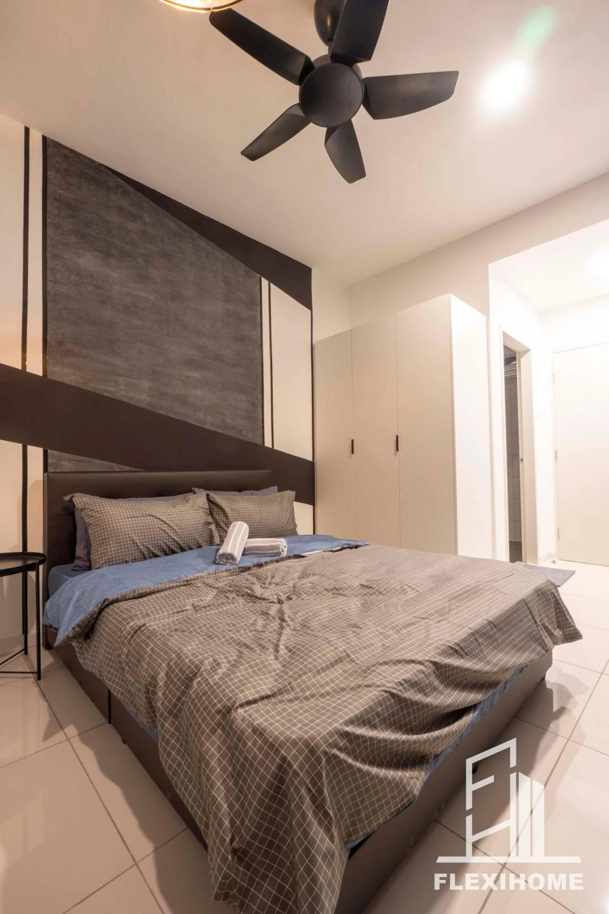 Bed in KLIA, KLIA2, Horizon Suites Sepang, Designed Studio, by Flexihome-MY