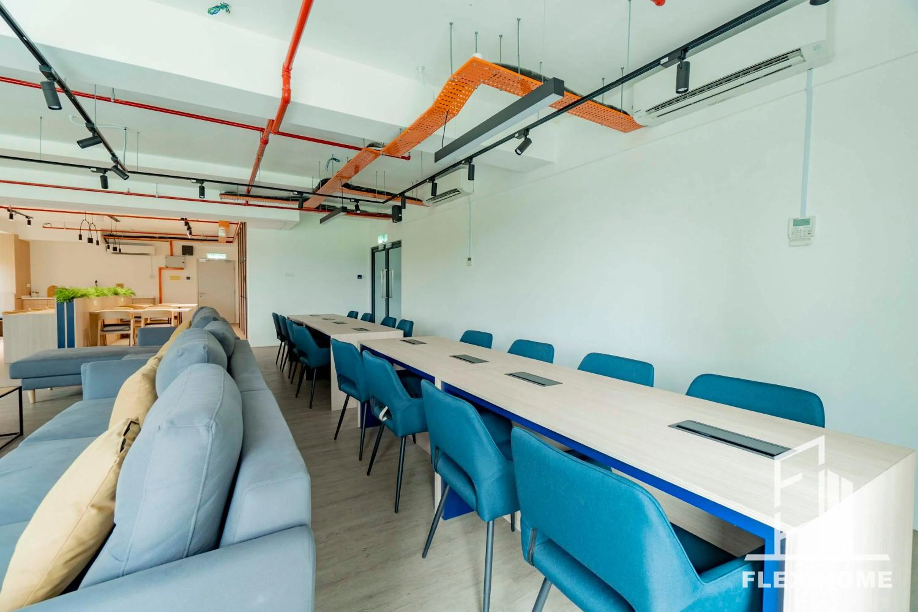 Seating area in KLIA, KLIA2, Horizon Suites Sepang, Designed Studio, by Flexihome-MY