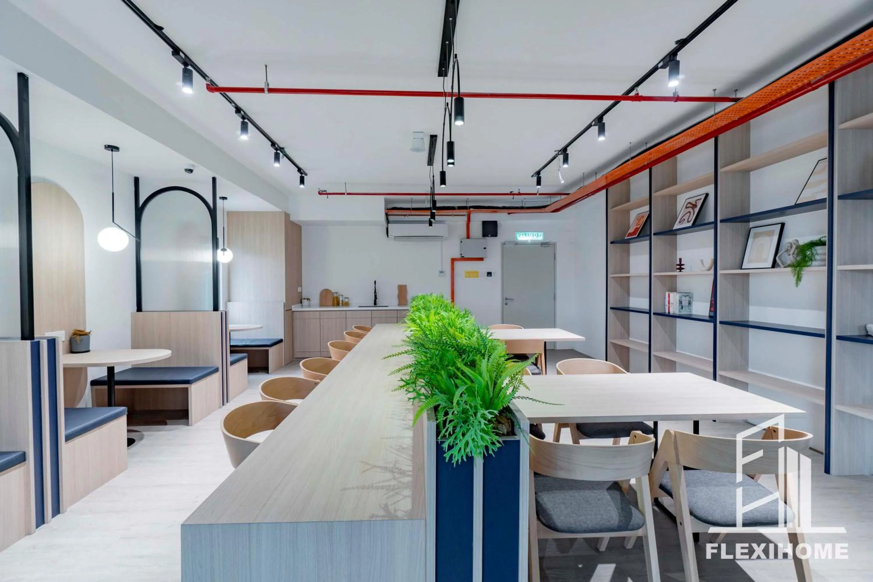 Seating area in KLIA, KLIA2, Horizon Suites Sepang, Designed Studio, by Flexihome-MY